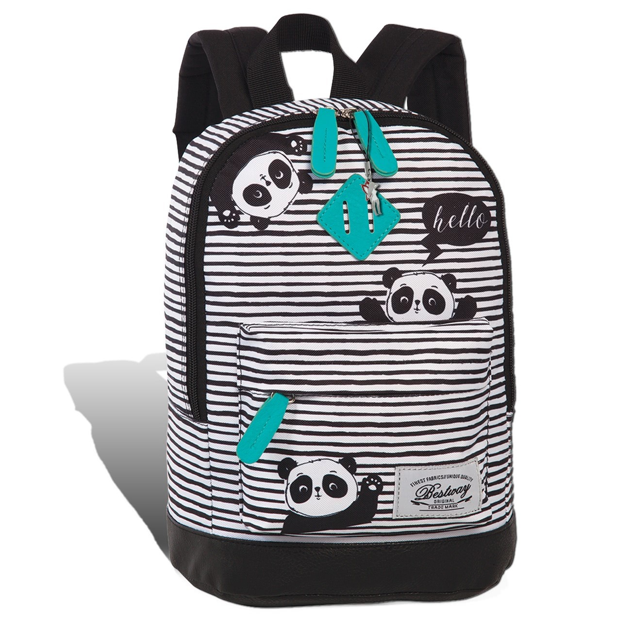 Bestway Original Campus Kids Kinderrucksack schwarz mit Panda ORI100S