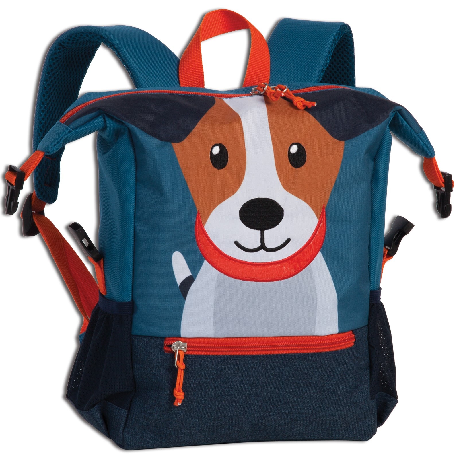 Fabrizio Go Green Kinderrucksack Hund Polyester, recycelt blau ORI220B