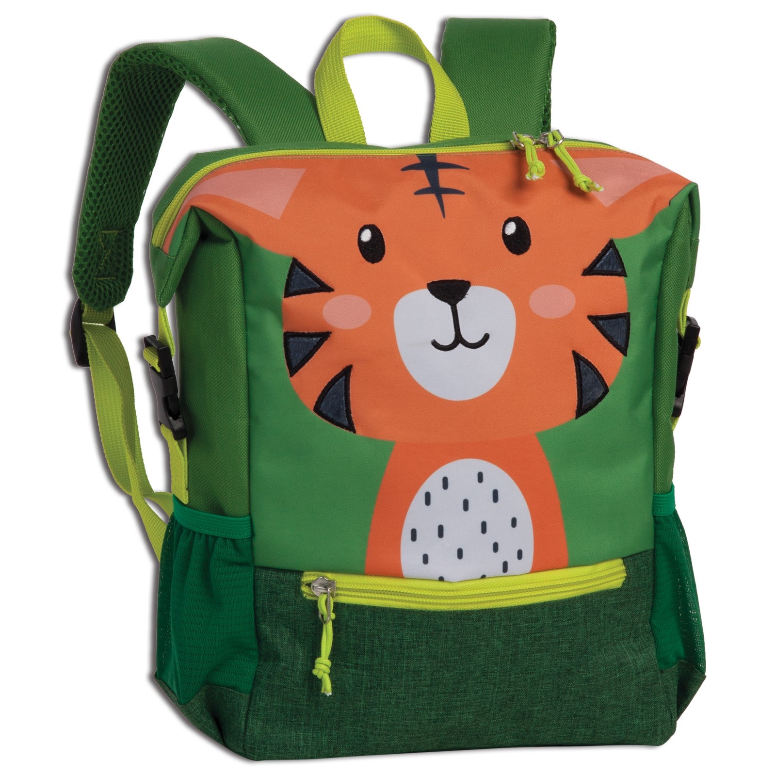 Fabrizio Go Green Kinderrucksack Tiger Polyester, recycelt grün ORI220G