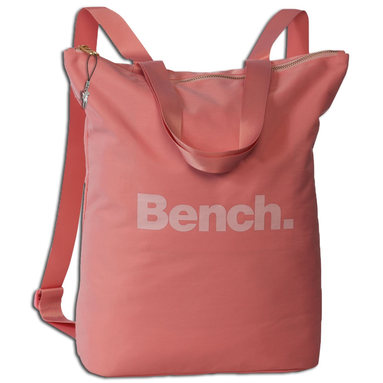 Bench Cityrucksack Nylon rosa Henkeltasche altrosa Handtasche Damen ORI303A