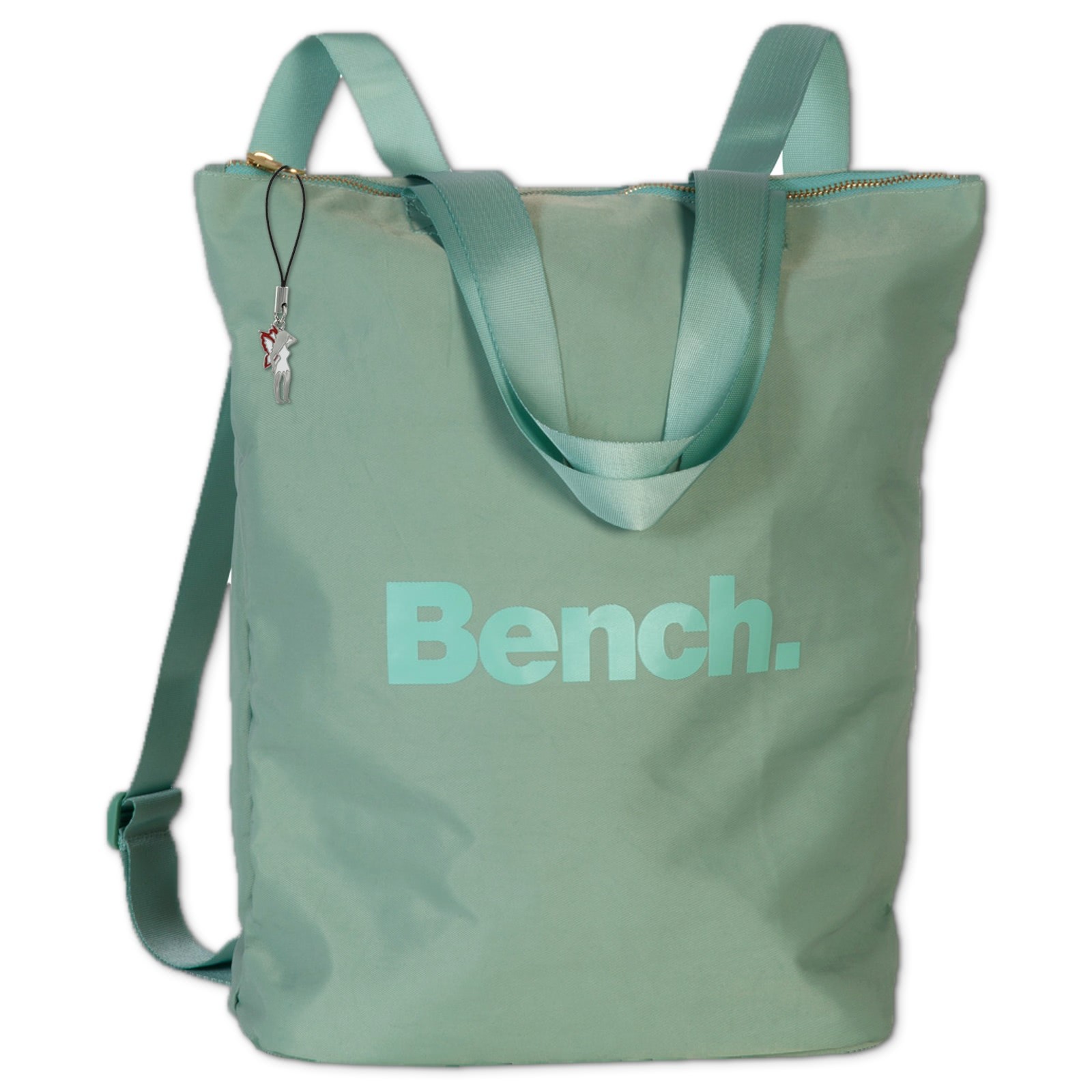 Bench Cityrucksack Nylon grün Henkeltasche pastellgrün Handtasche Damen ORI303L