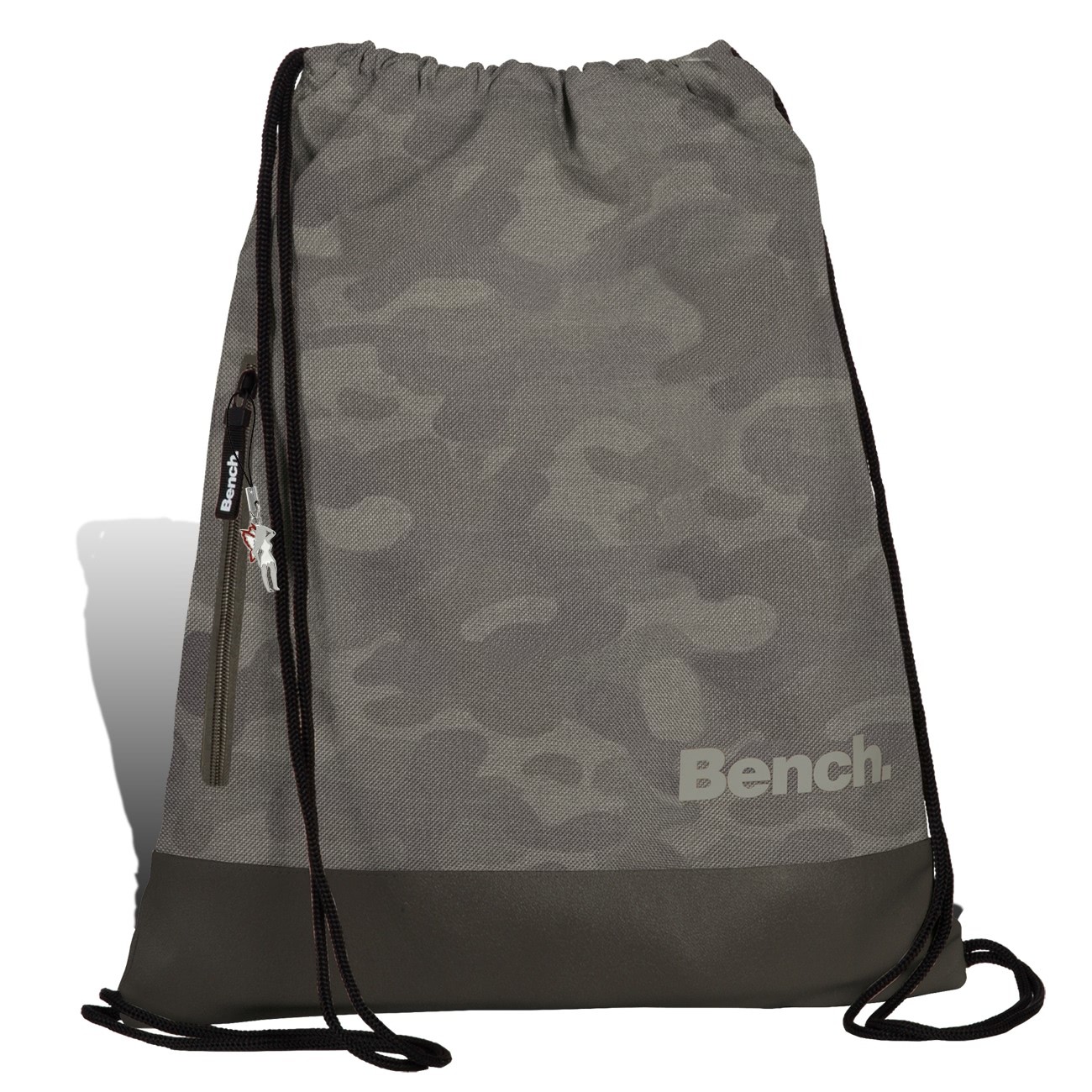 Bench Turnbeutel Sportrucksack Polyester grau Drawstring Bag Tarnmuster ORI307J