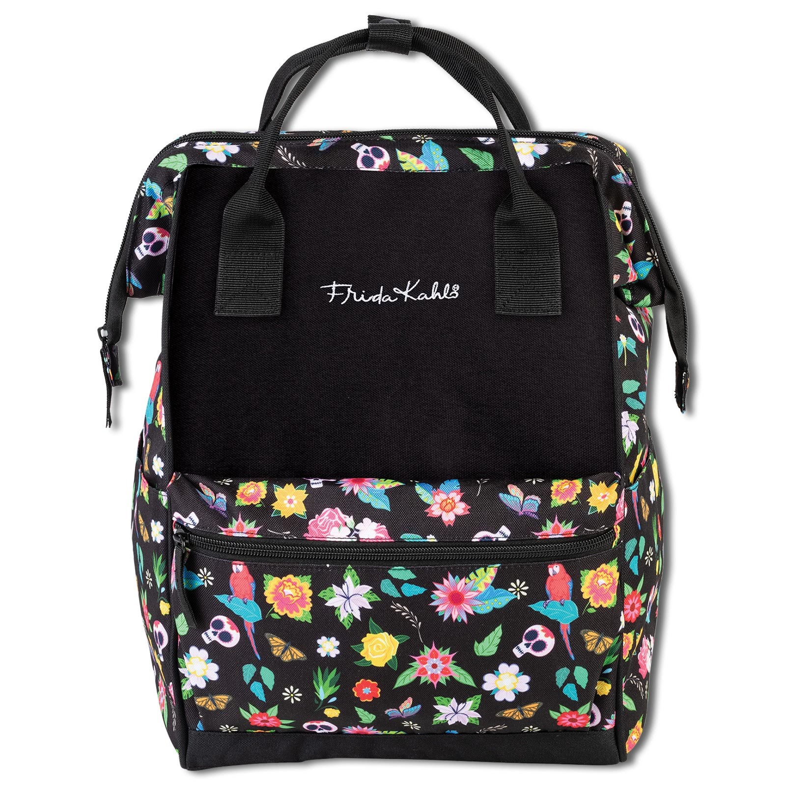 Frida Kahlo Damen Cityrucksack Polyester Rucksack schwarz ORI800S