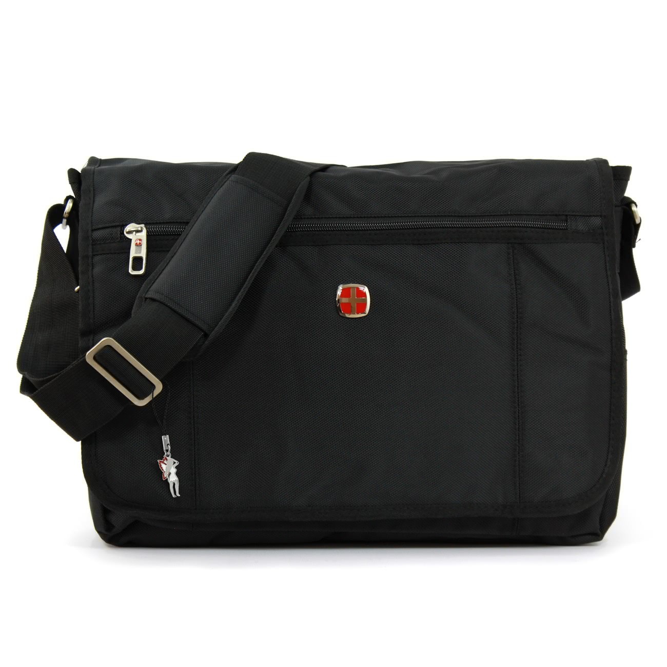 New Bags Umhängetasche schwarz Polyester Laptoptasche 15in Tasche OTD201S
