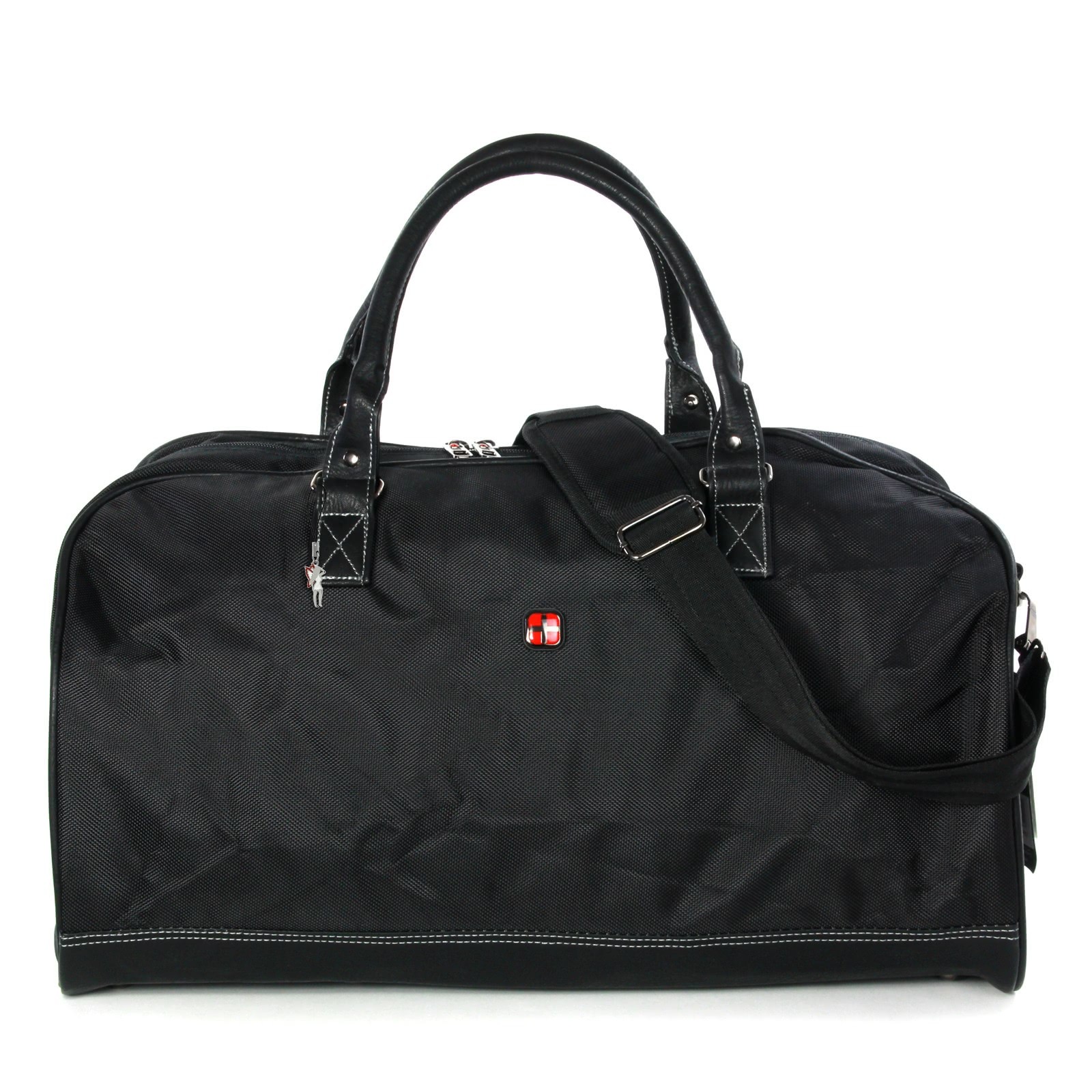 New Bags Reisetasche, Sporttasche Polyester schwarz Weekender OTD215S