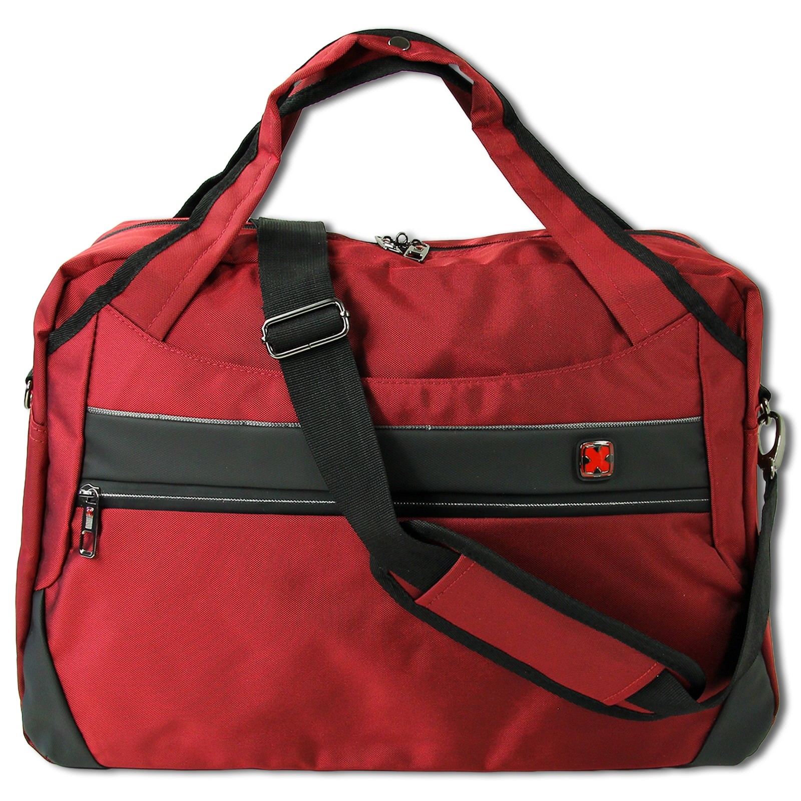 Travel N Meet Reisetasche, Sporttasche Spinnstoff rot Weekender OTD4211R