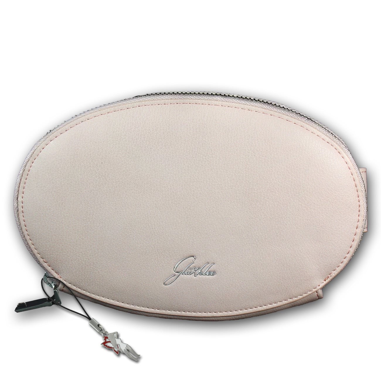 Glüxklee 2in1 Gürteltasche und altpink Damen oval OTD5020A