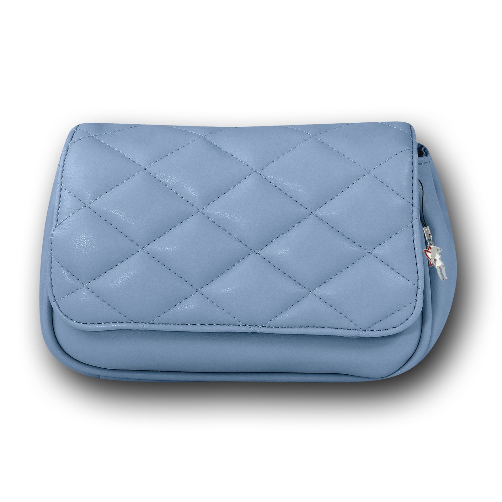 New Bags 2in1 gesteppte Gürteltasche Kunstleder hellblau OTD5025H
