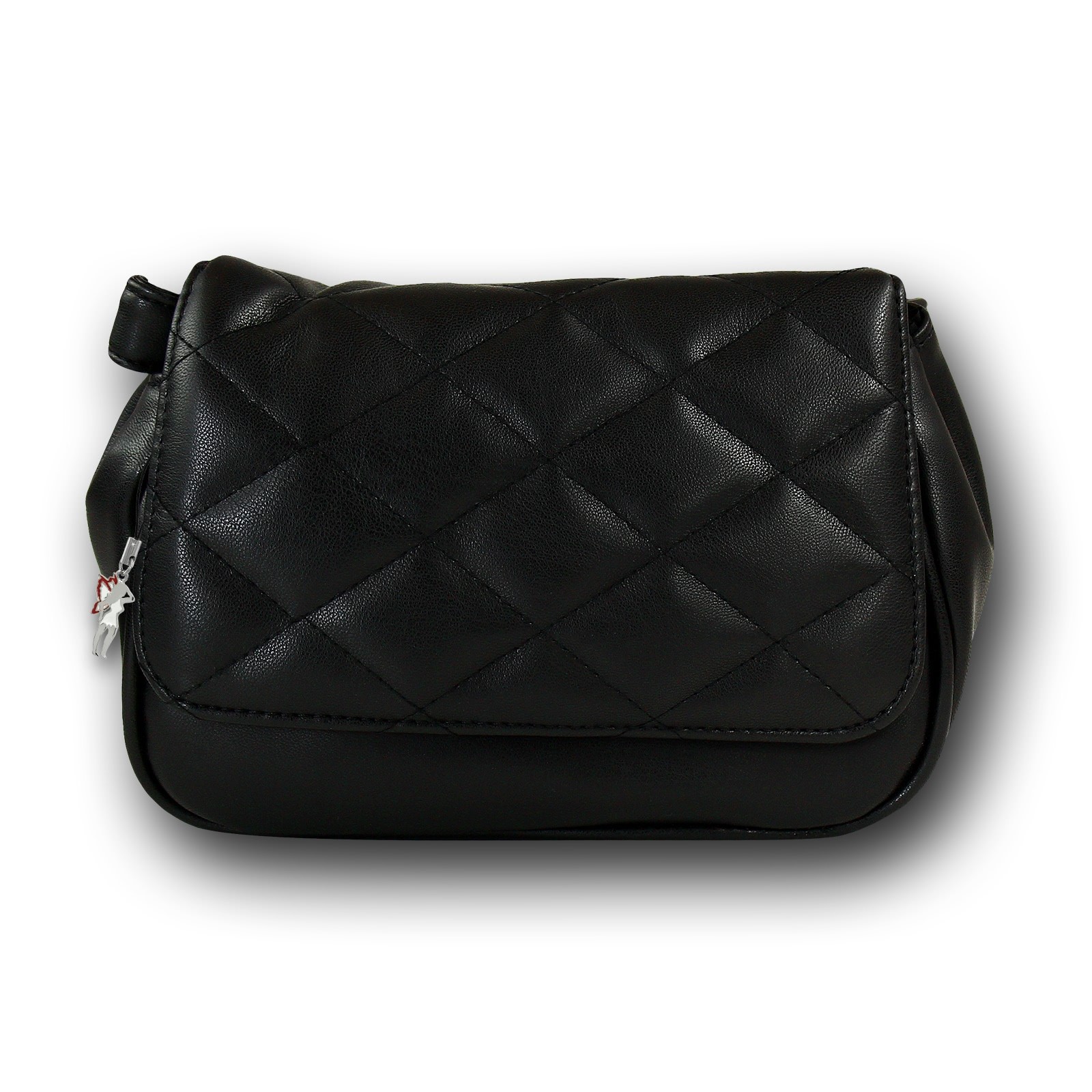 New Bags 2in1 gesteppte Gürteltasche Kunstleder schwarz OTD5025S