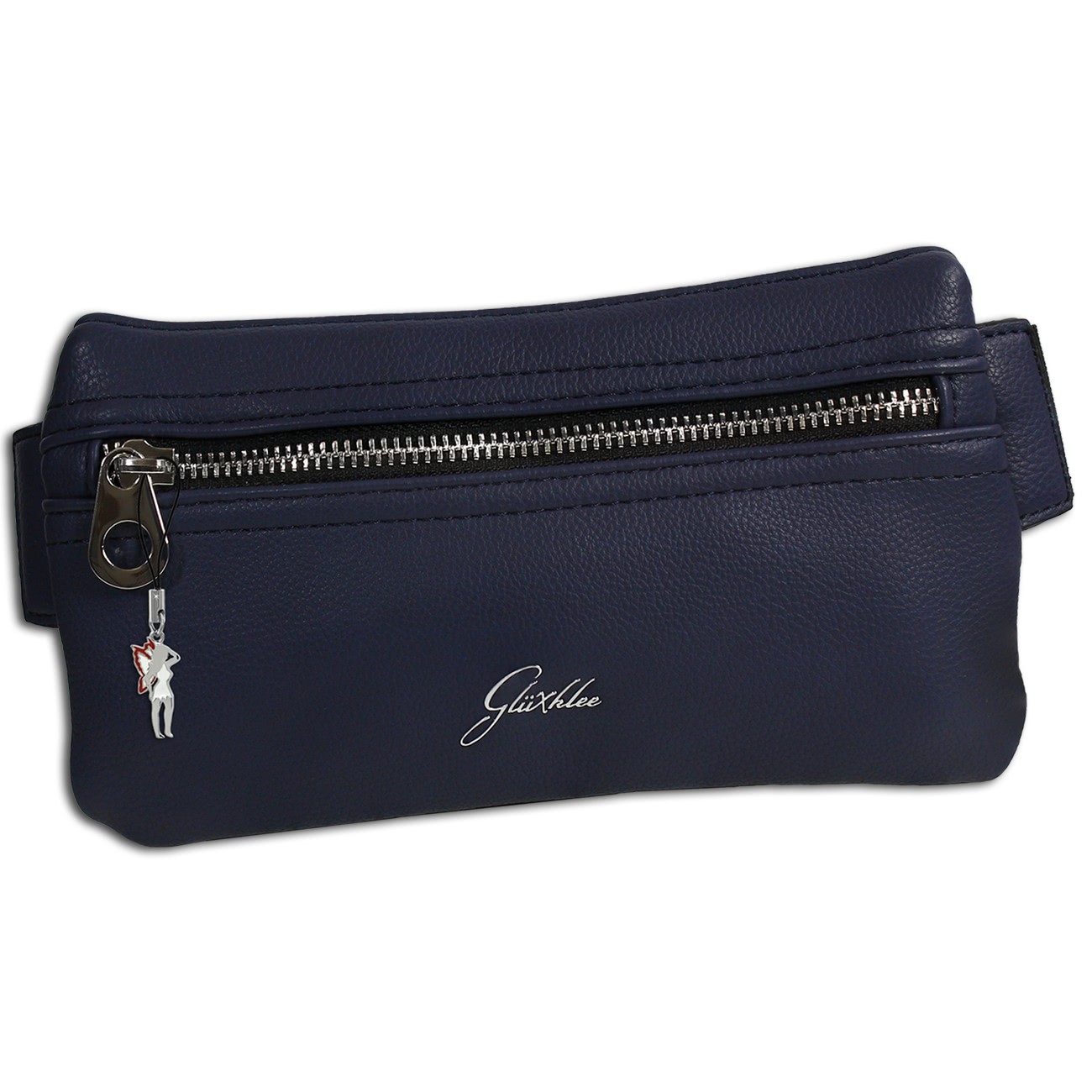 Glüxklee Gürteltasche Bauchtasche dunkelblau Kunstleder Damen navy OTD5028B