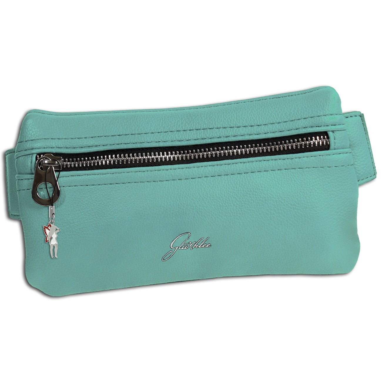 Glüxklee Gürteltasche Bauchtasche mint grün Kunstleder Damen Waist Bag OTD5028L