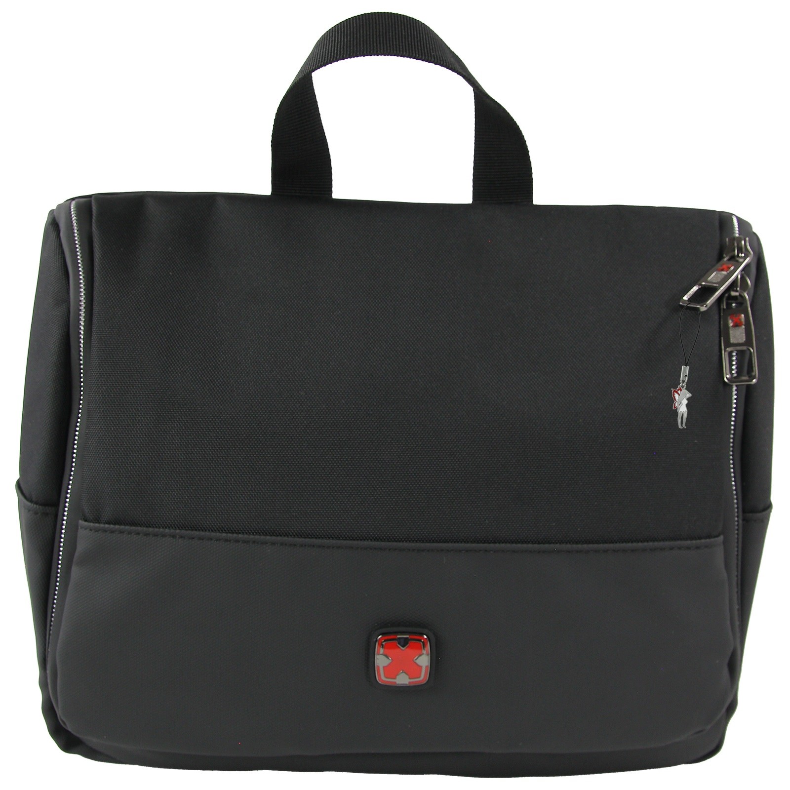 Travel N Meet Kosmetiktasche Polyester schwarz Kulturbeutel Waschtasche OTD701S