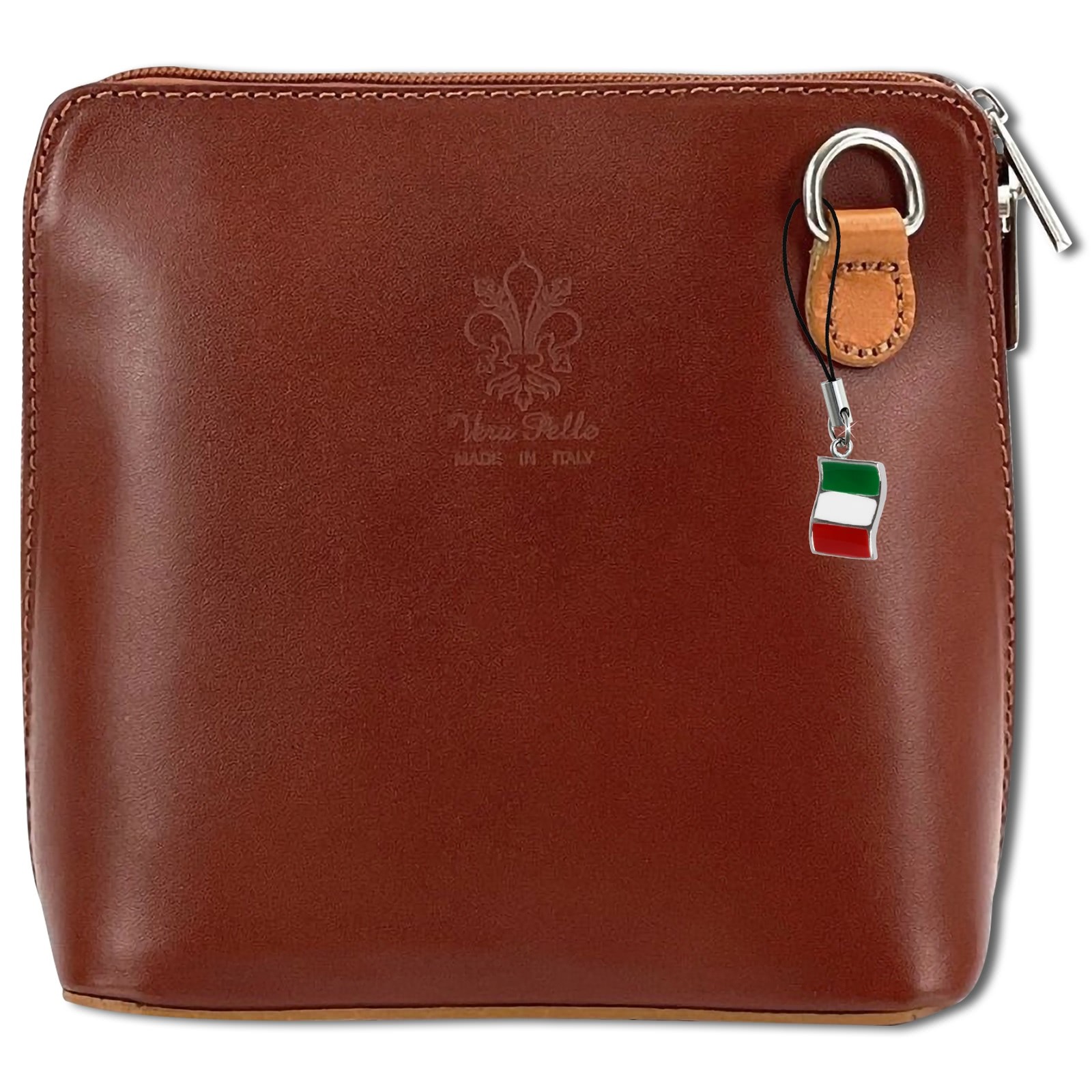 Florence Mini Damen Handtasche echtes Leder braun OTF109N