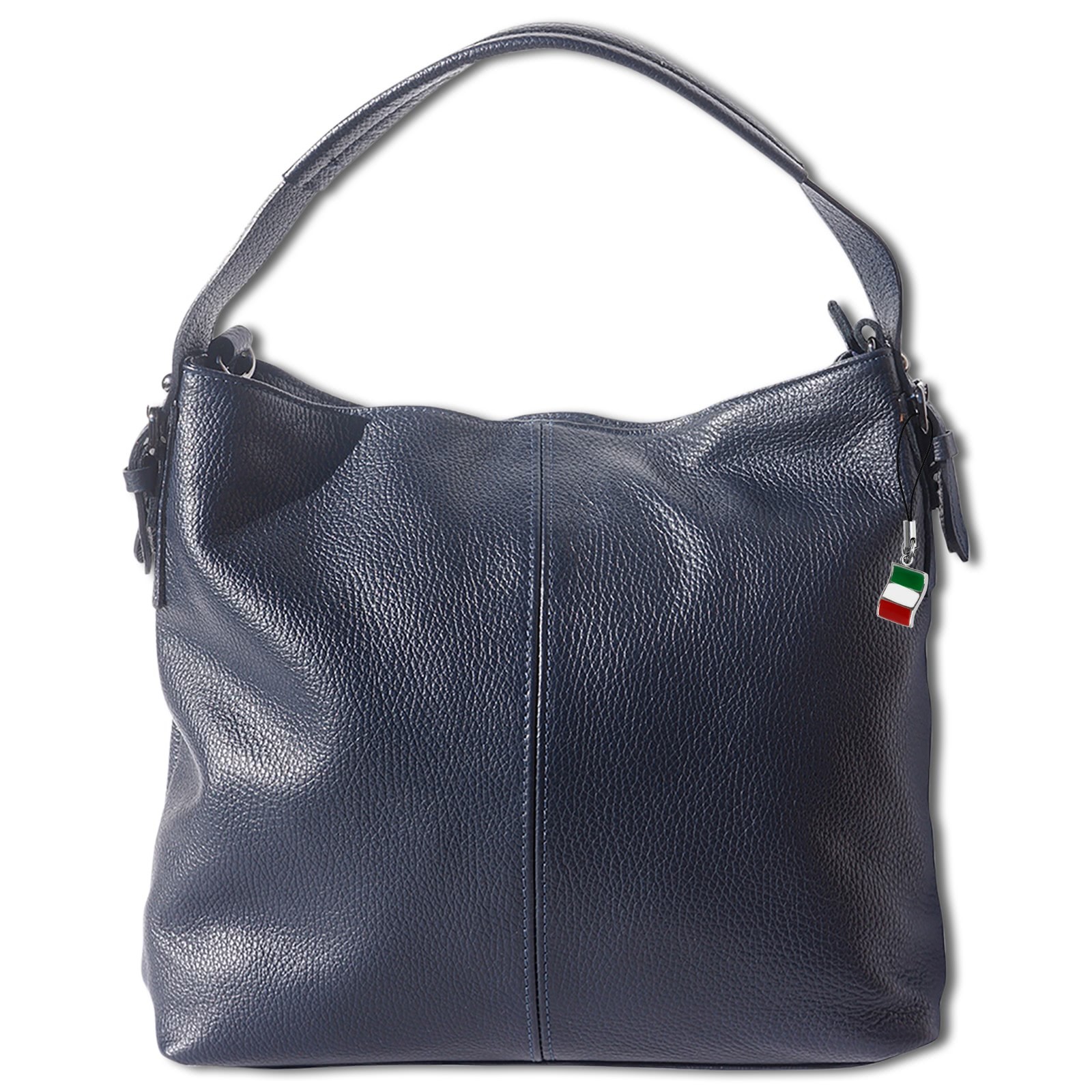 Florence legere Echtleder Hobo Bag Damen dunkelblau OTF110B