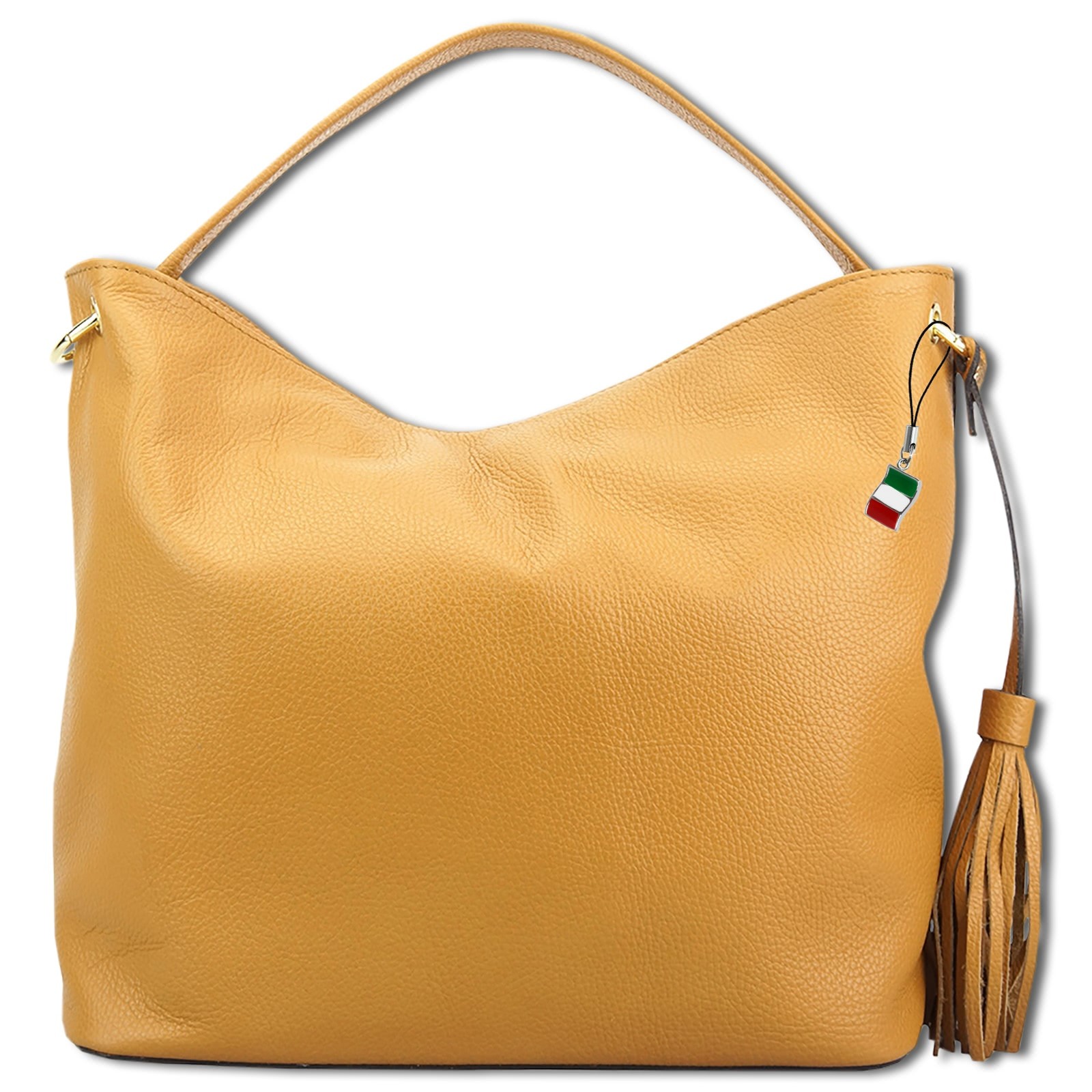 Florence Echtleder Hobo Bag Damen tan braun OTF137Y