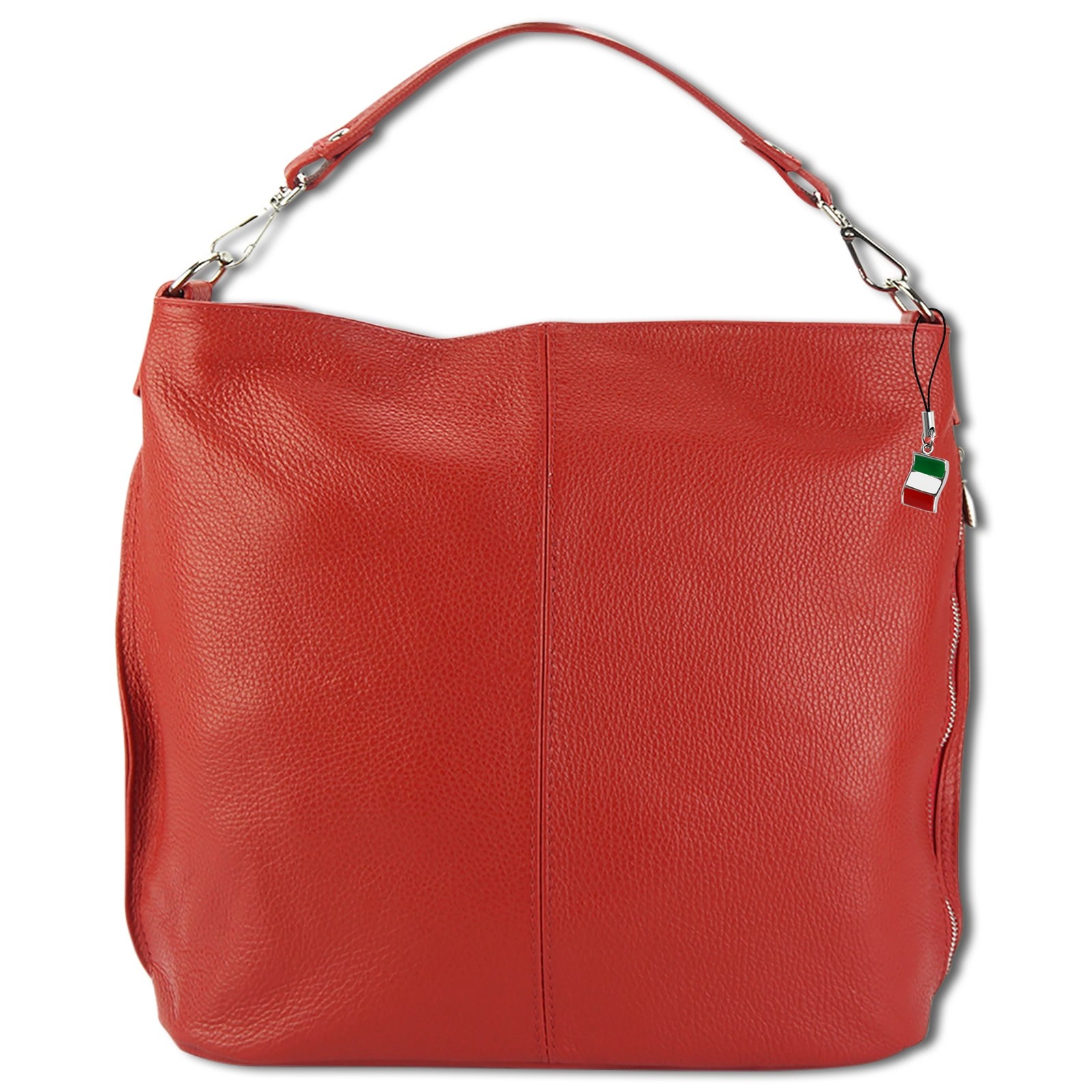 Florence Echtleder Hobo Bag Damen rot OTF138R