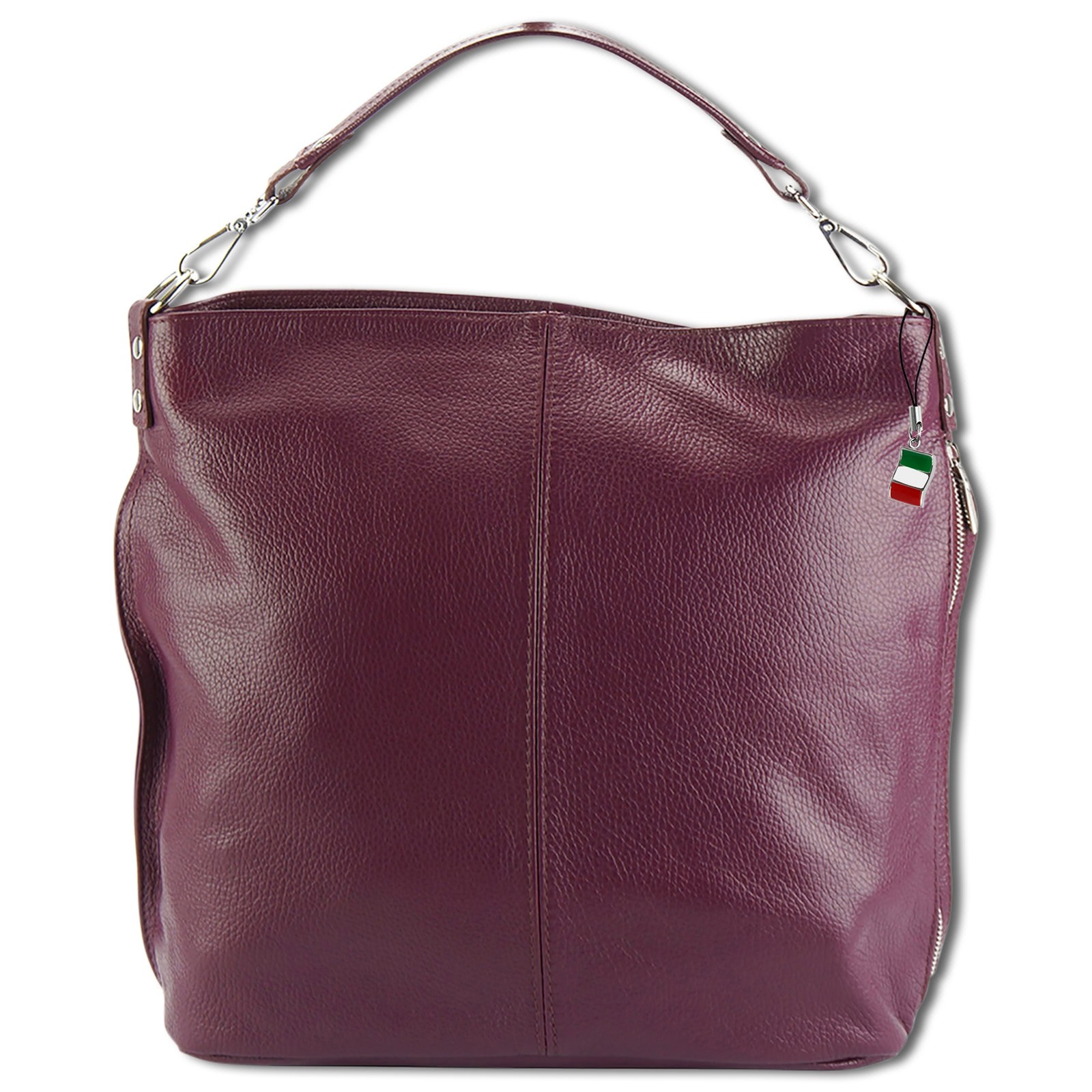 Florence Echtleder Hobo Bag Damen bordeaux OTF138V