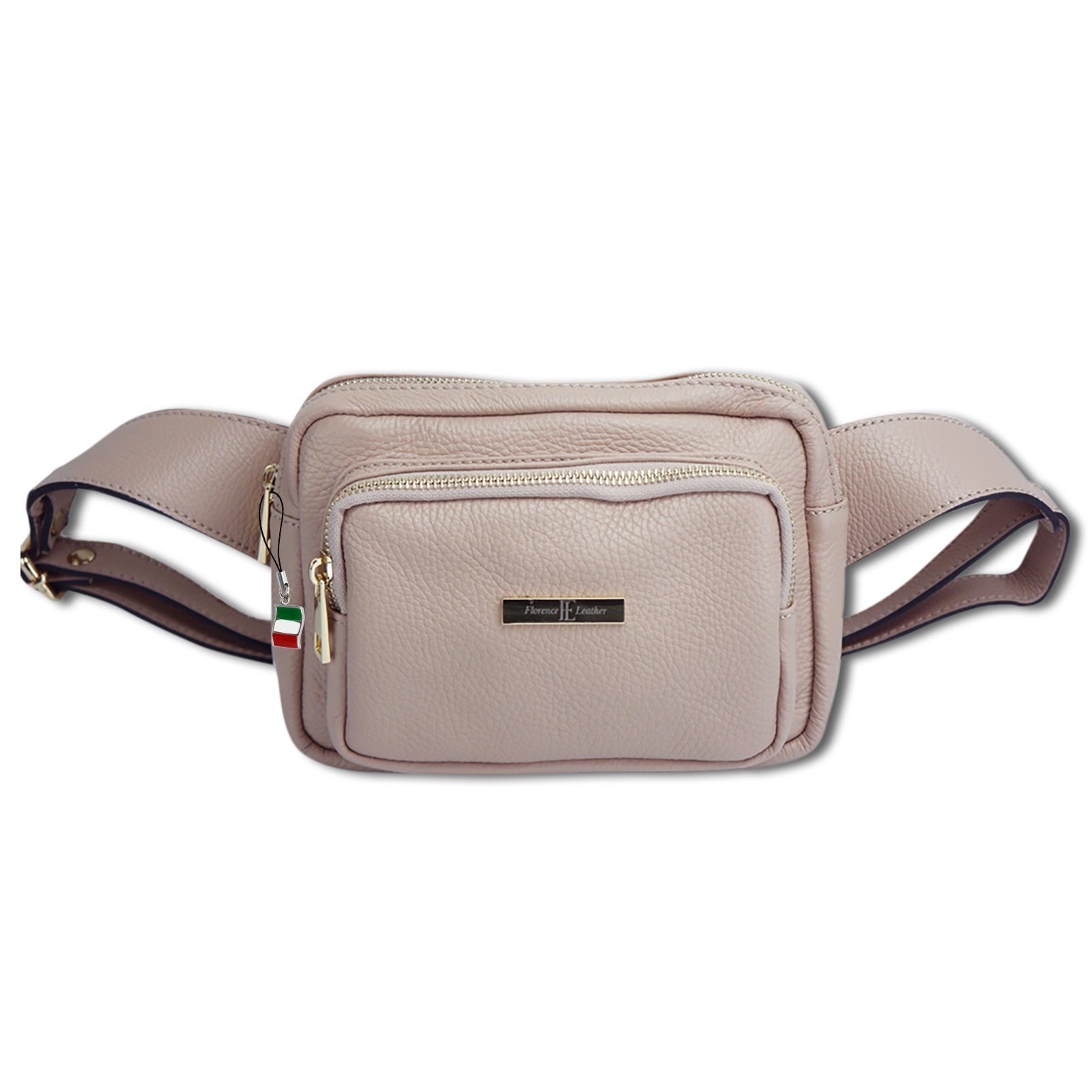 Florence Echtleder Gürteltasche Damen rosa Bauchtasche Jugend Damen OTF142C