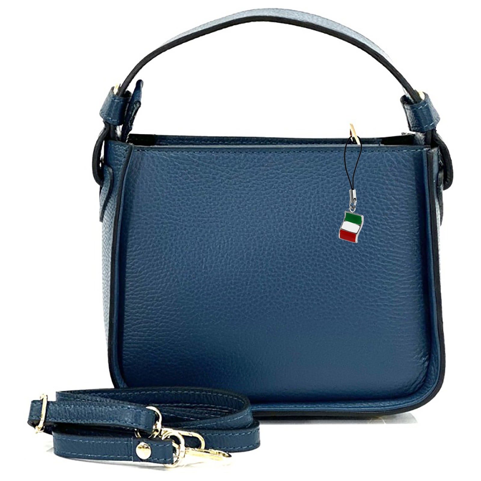 Florence Umhängetasche Damen Handtasche Echtleder türkis OTF154T