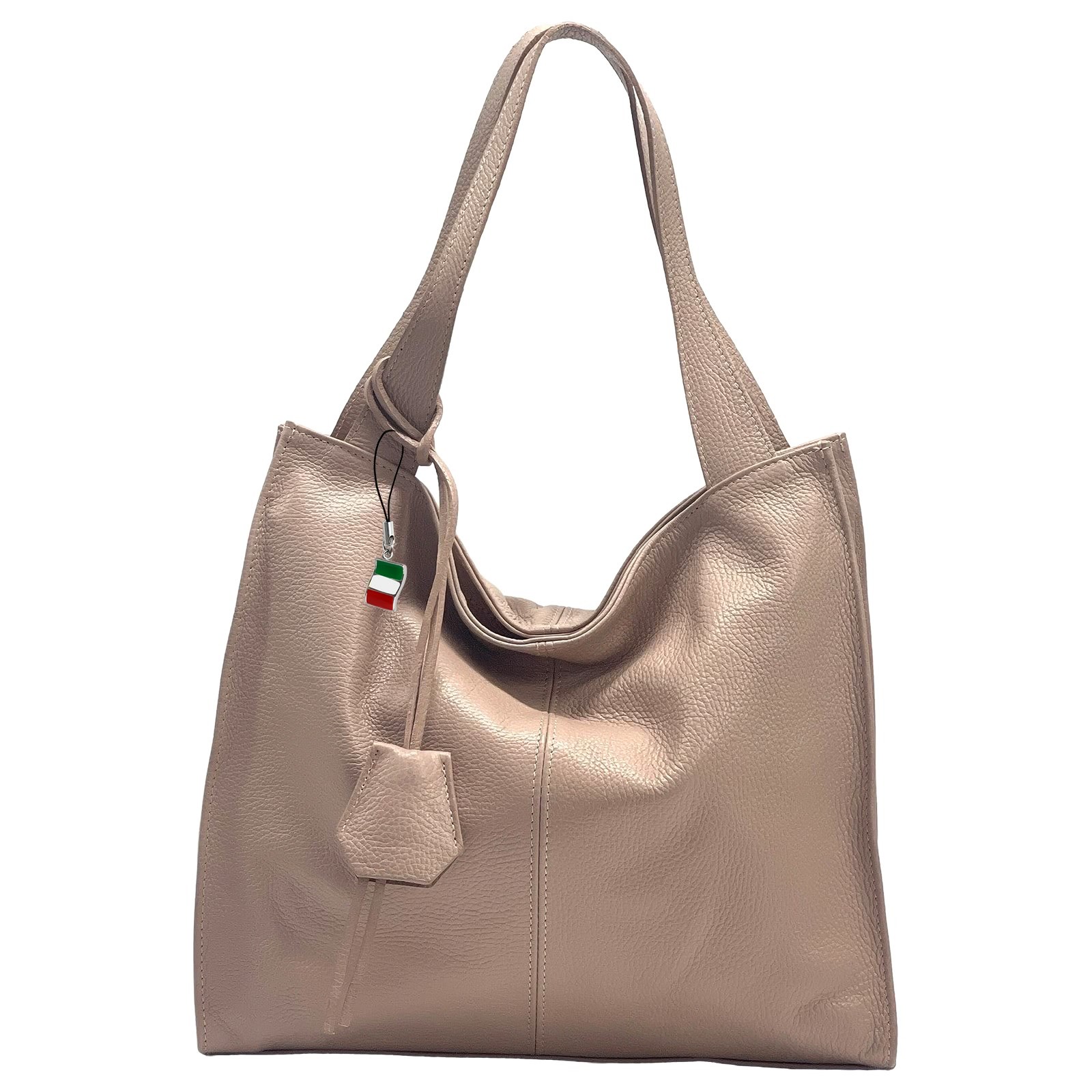 Florence Echtleder Hobo Bag Damen rosa OTF155A