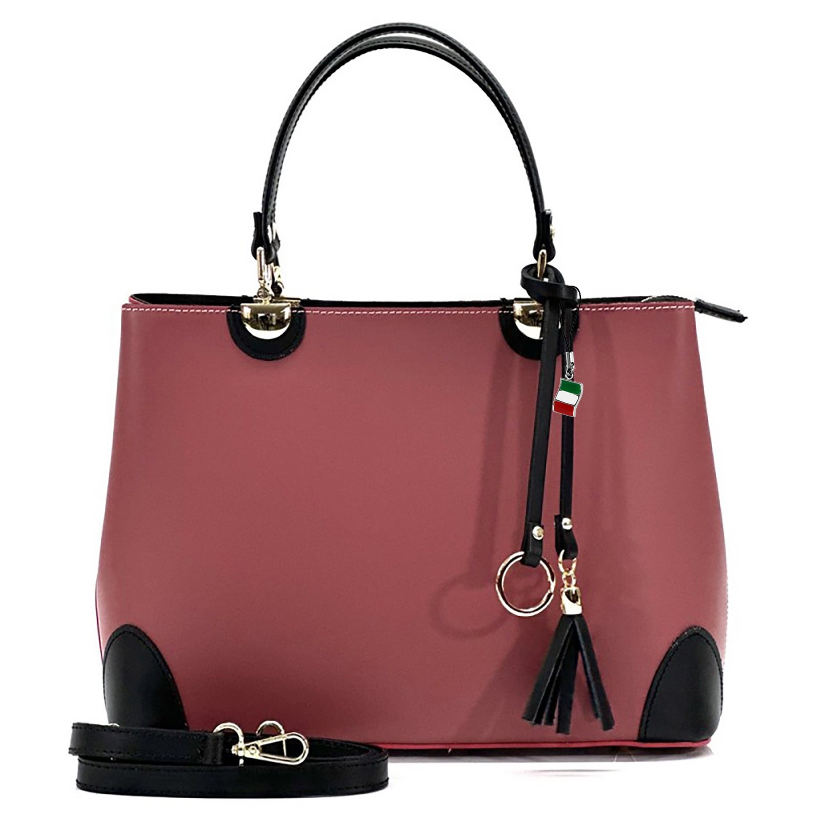 Florence Handtasche Damen Echtleder altrosa OTF156A