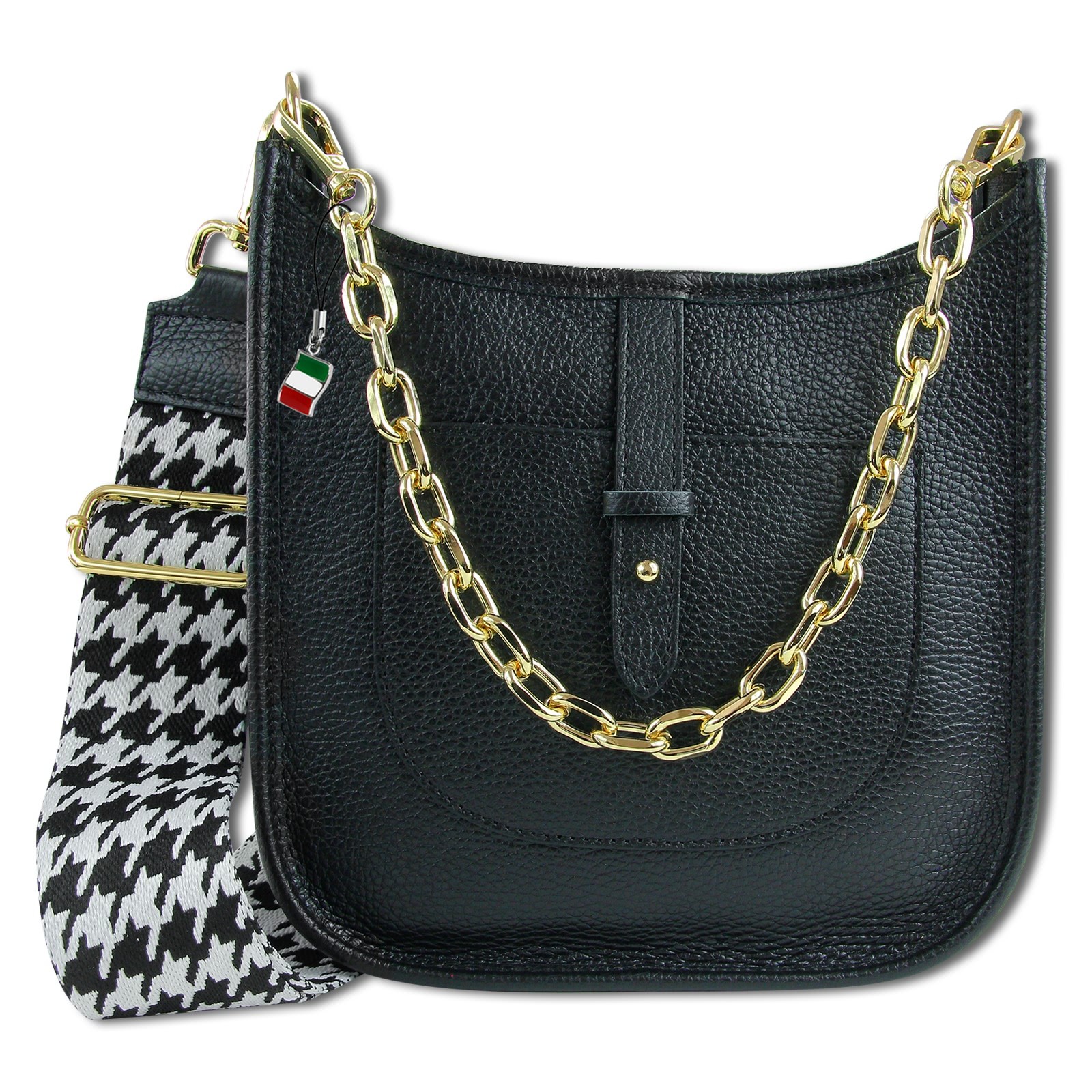 Florence Citytasche Echtleder Damen schwarz OTF158S