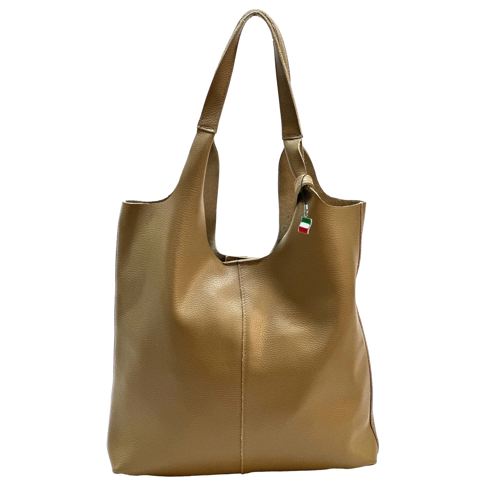 Florence Damen Shopper Leder Tasche taupe OTF166I5