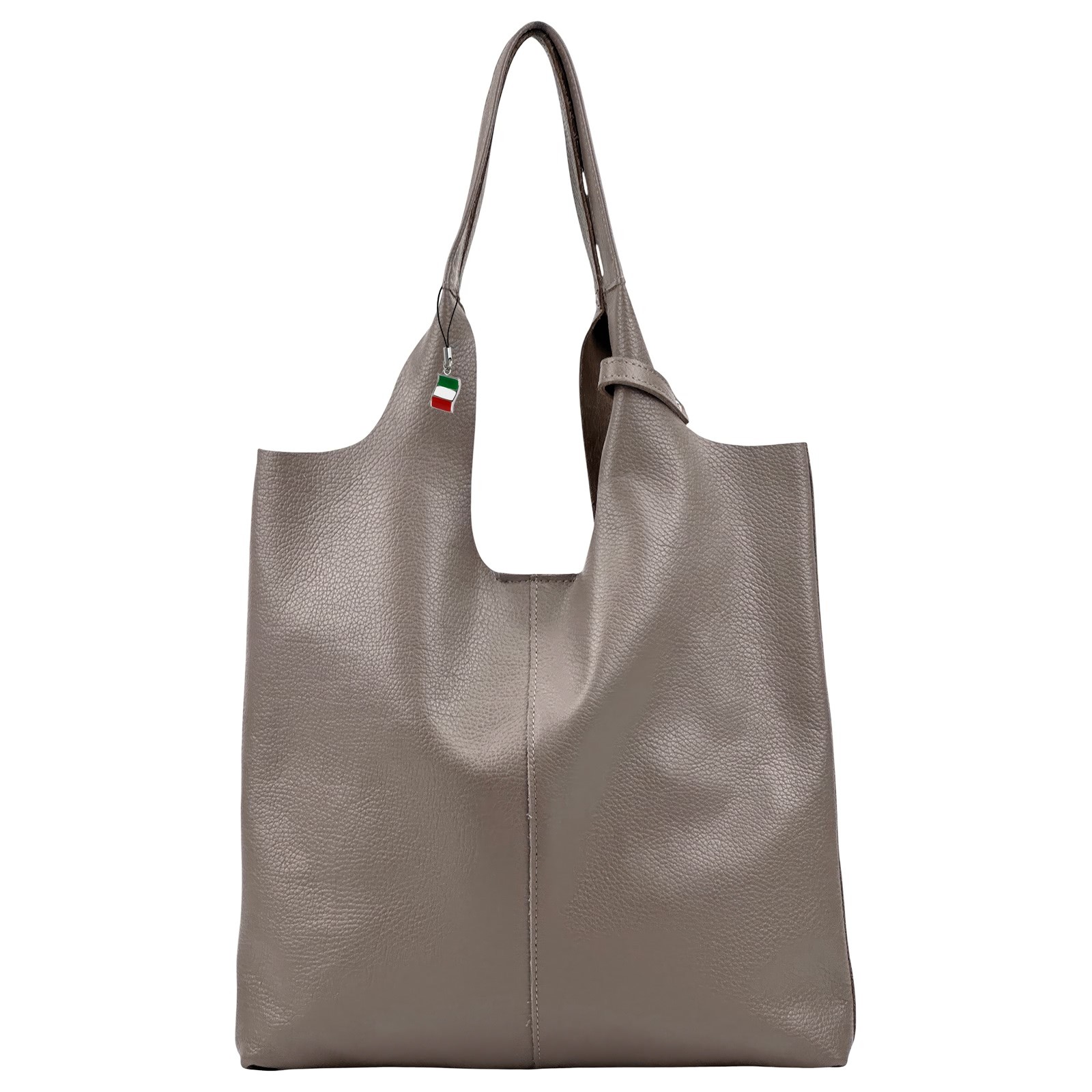 Florence Damen Shopper Leder Tasche grau OTF166K3