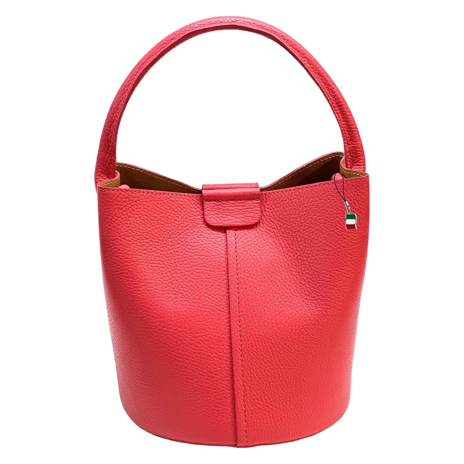 Florence Damen Umhängetasche Leder Tasche korallenrot OTF169A5