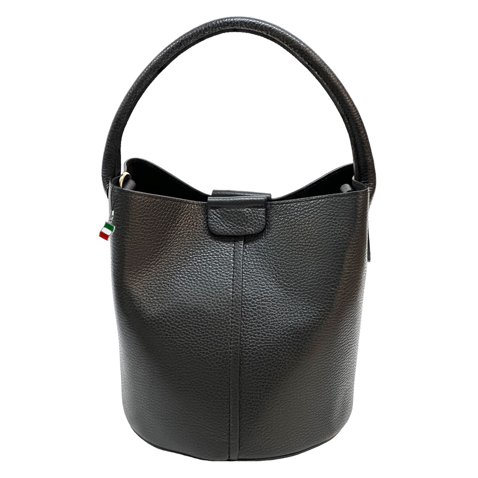 Florence Damen Umhängetasche Leder Tasche schwarz OTF169S1