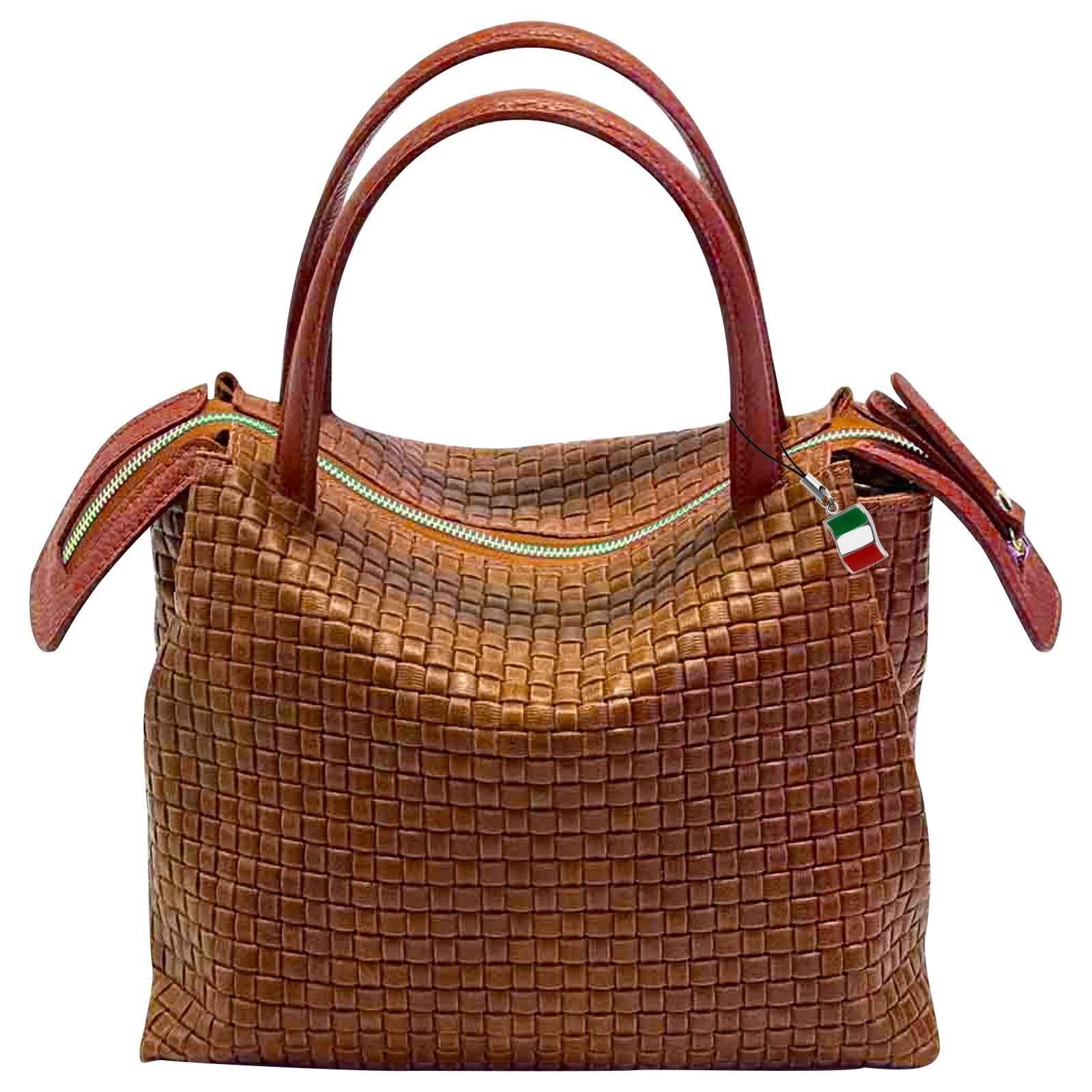 Florence Damen Umhängetasche Leder Tasche braun OTF170C1