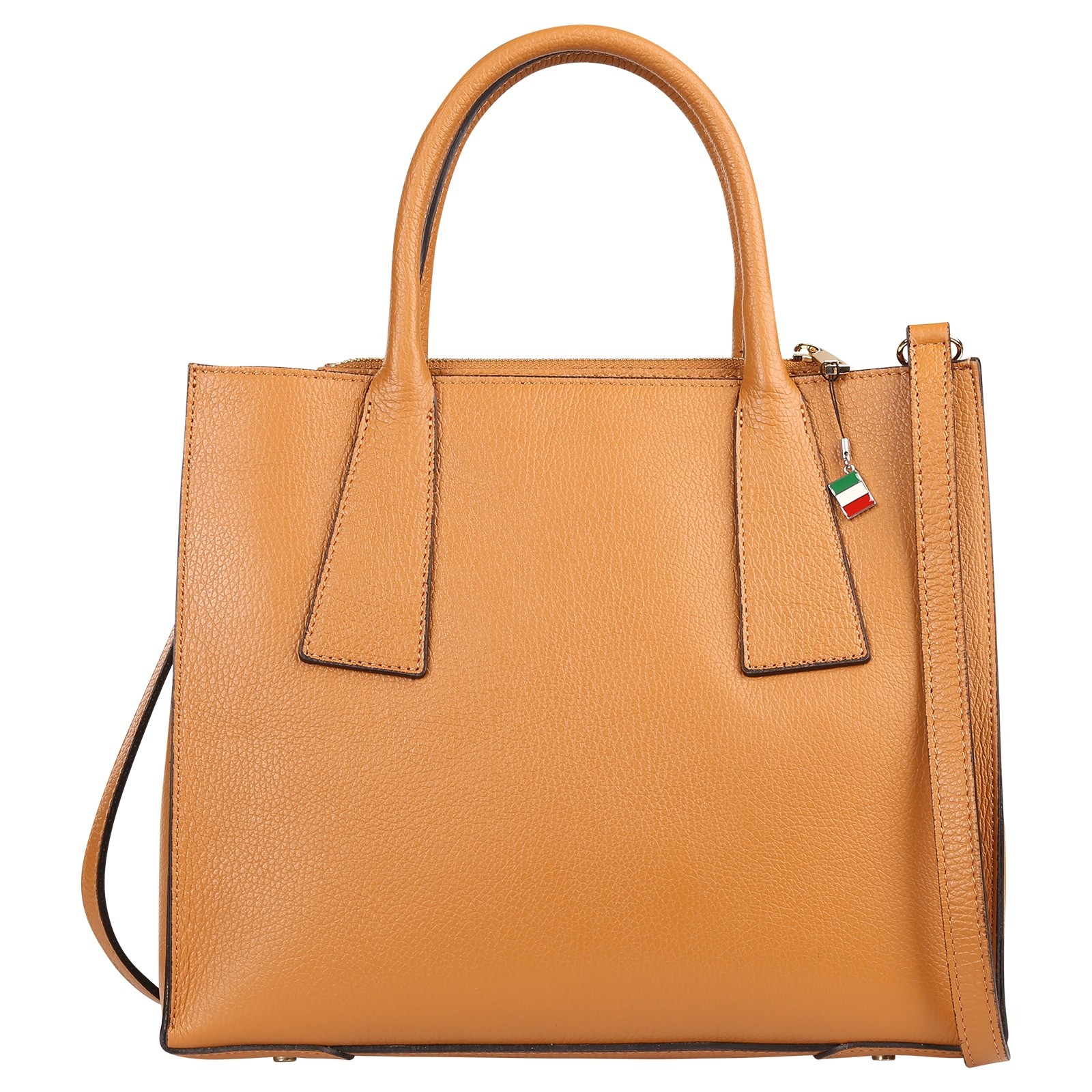 Florence Damen Handtasche Leder Tasche tan hellbraun OTF183C4