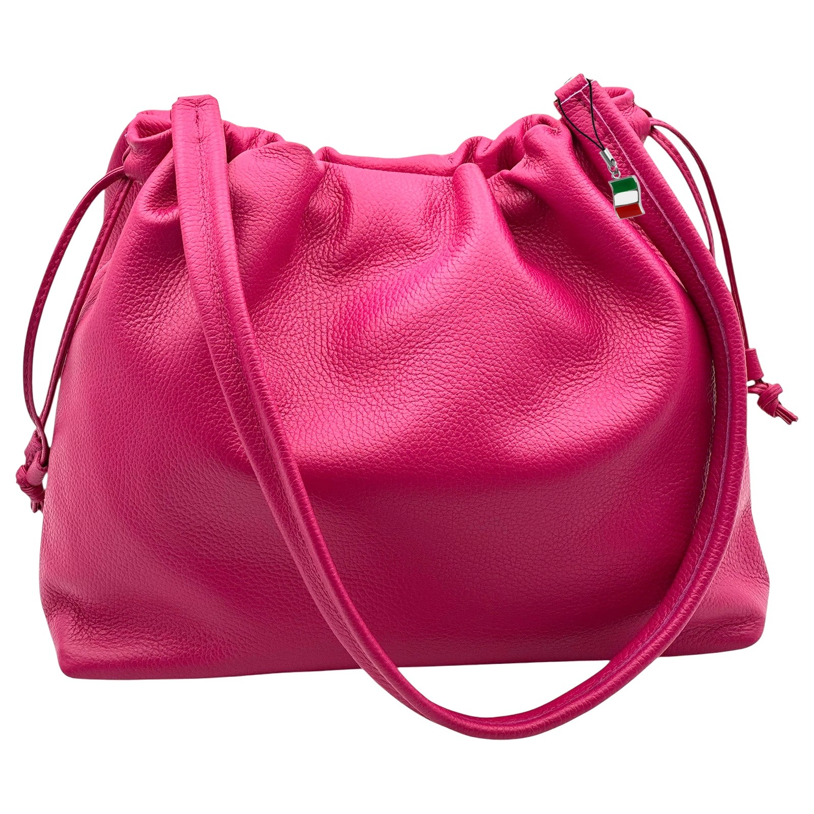 Florence Beuteltasche Echtleder fuchsia Damen Tasche OTF197P3