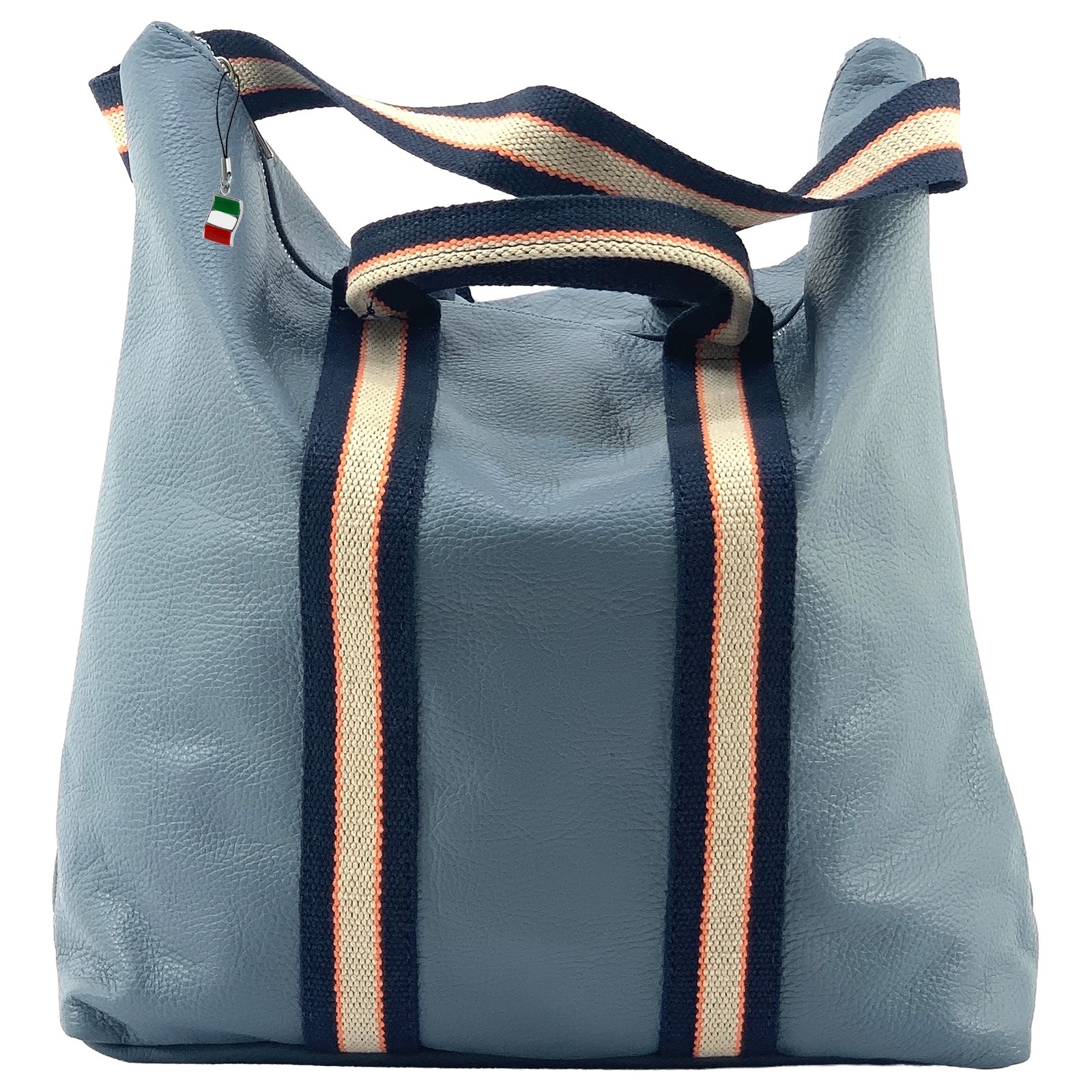 Florence Rucksack Damen Daypack Echtleder hellblau OTF609H