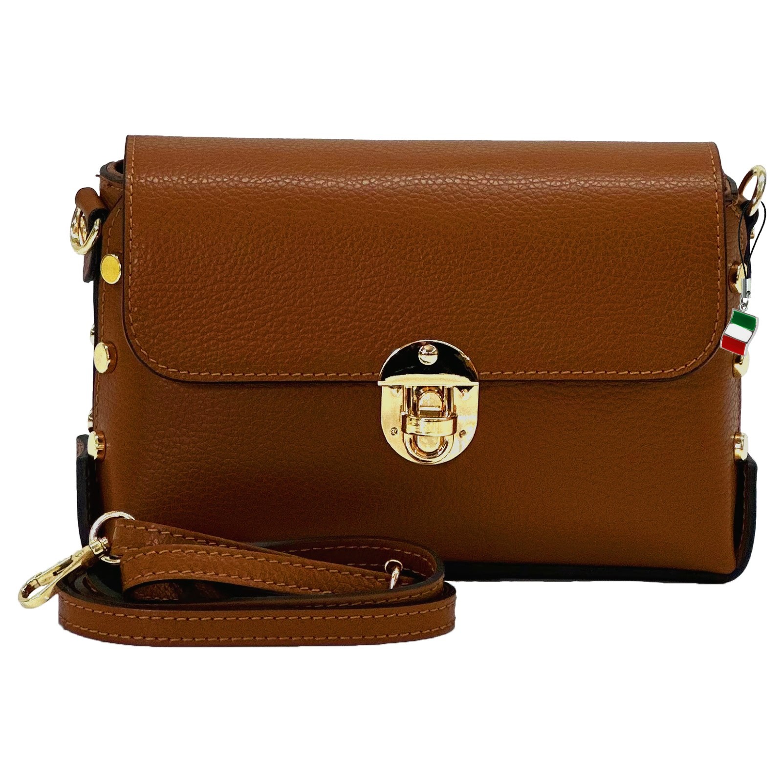 Florence Damen Tasche Echtleder mittelbraun OTF808F
