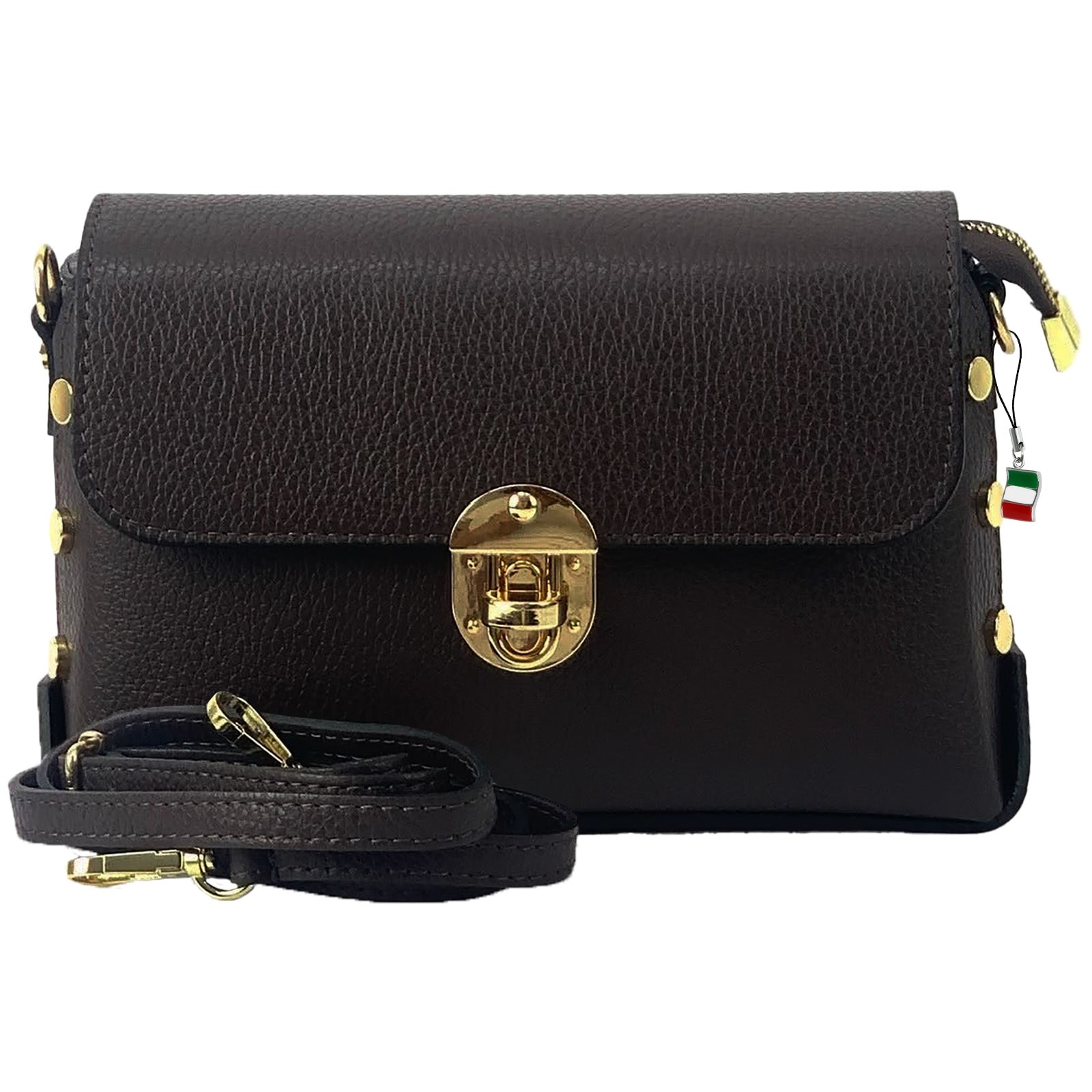 Florence Damen Tasche Echtleder dunkelbraun OTF808N