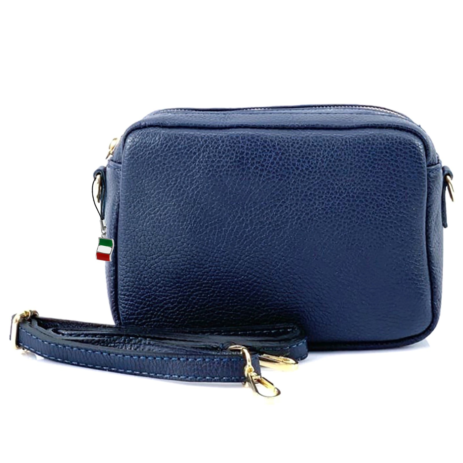 Florence Damen Tasche Echtleder blau OTF809B