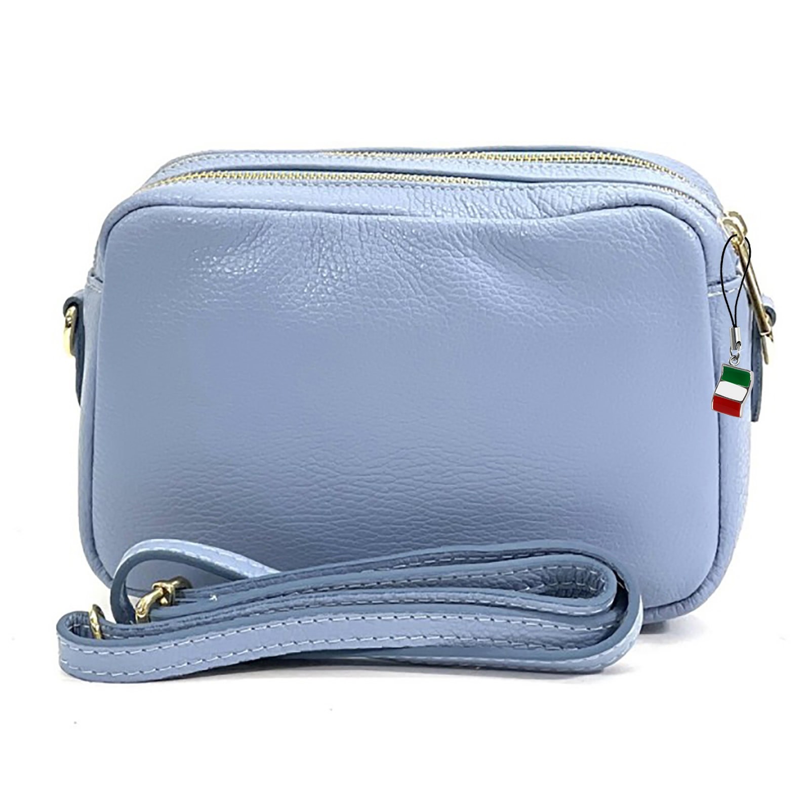 Florence Damen Tasche Echtleder hellblau OTF809H
