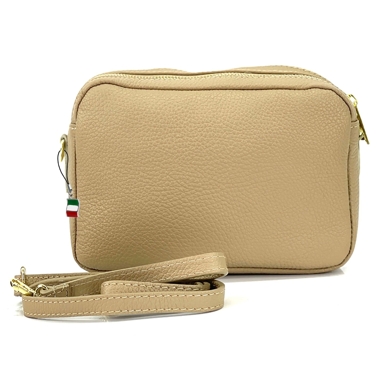Florence Damen Tasche Echtleder taupe OTF809N