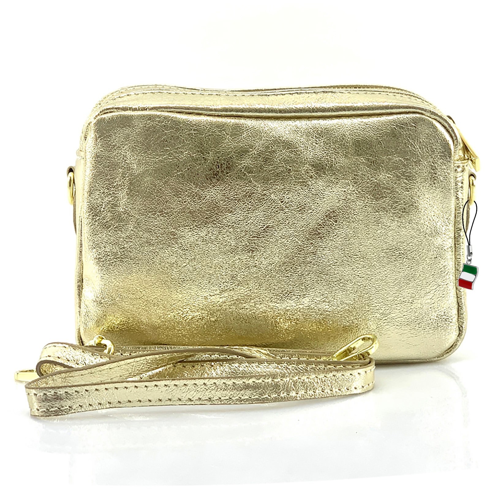 Florence Damen Tasche Echtleder gold OTF809Z