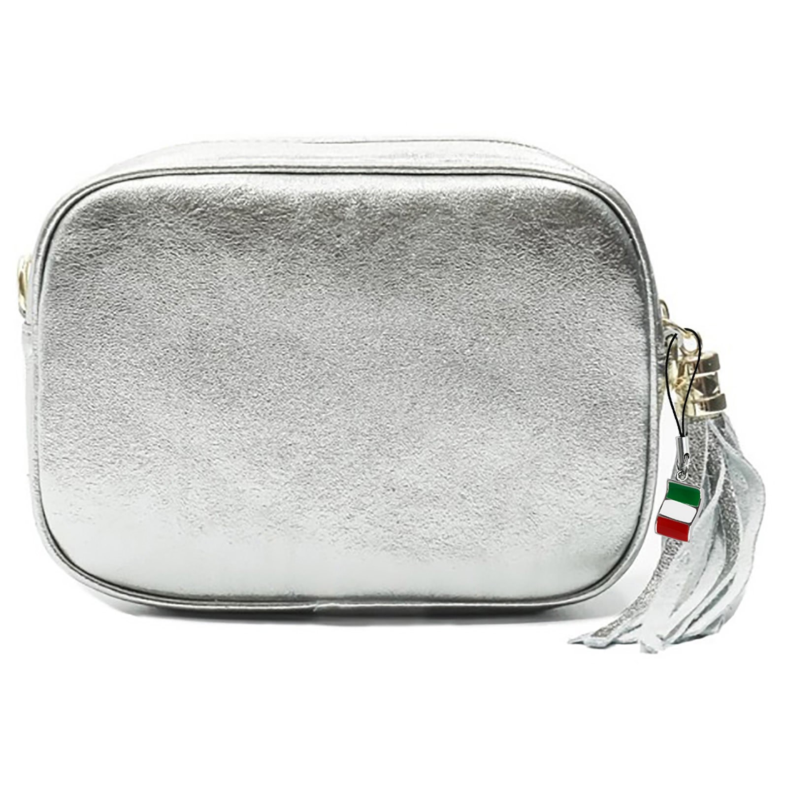 Florence Damen Tasche Echtleder silber metallic OTF811J