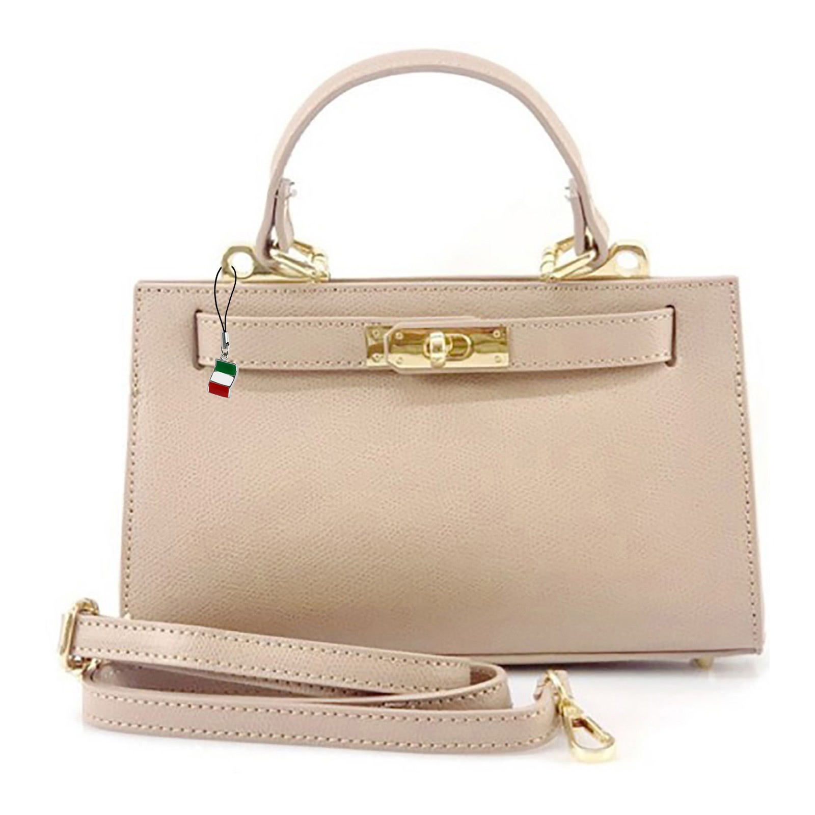 Florence Damen Handtasche Echtleder beige OTF812C
