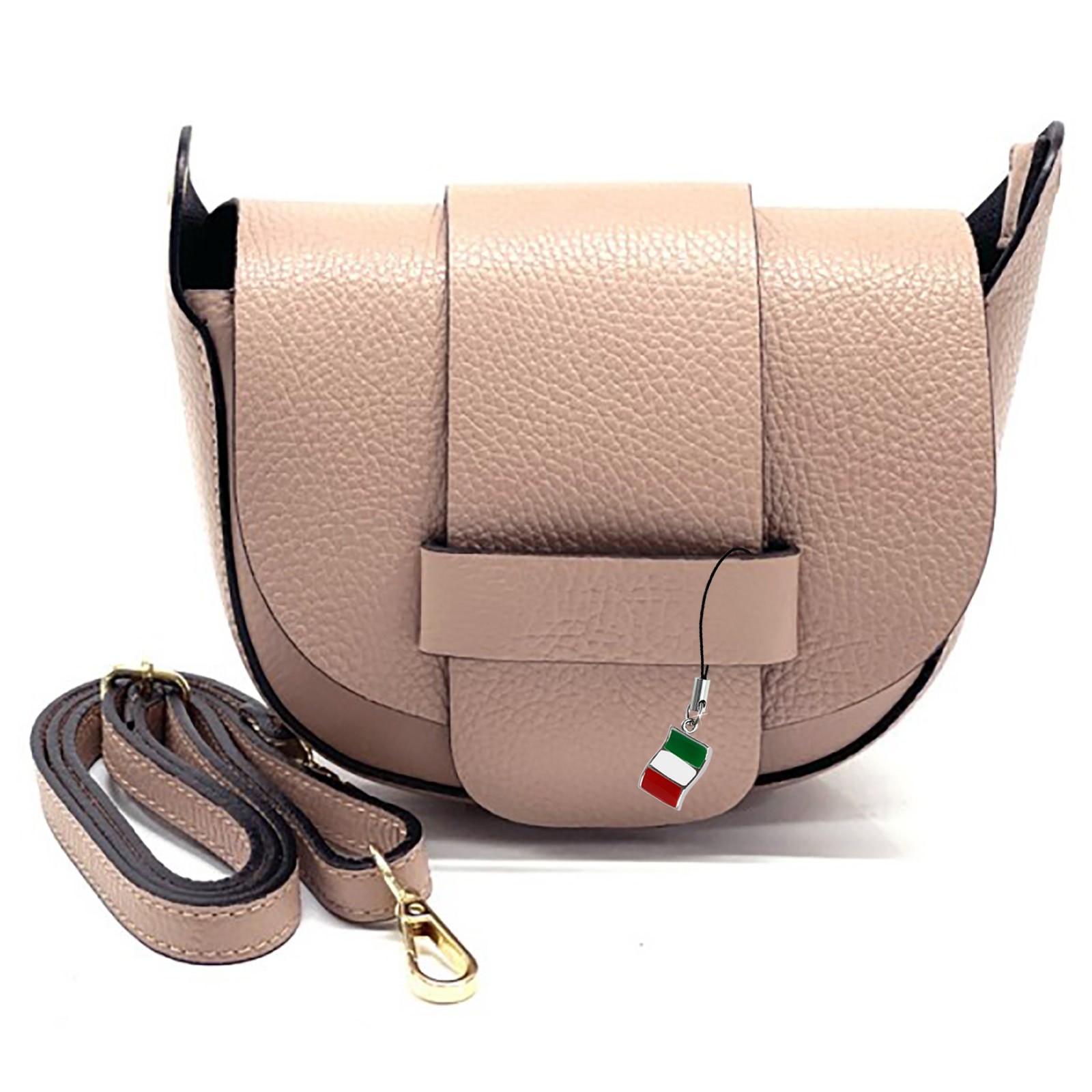 Florence Damen Satteltasche Echtleder rosa OTF815A