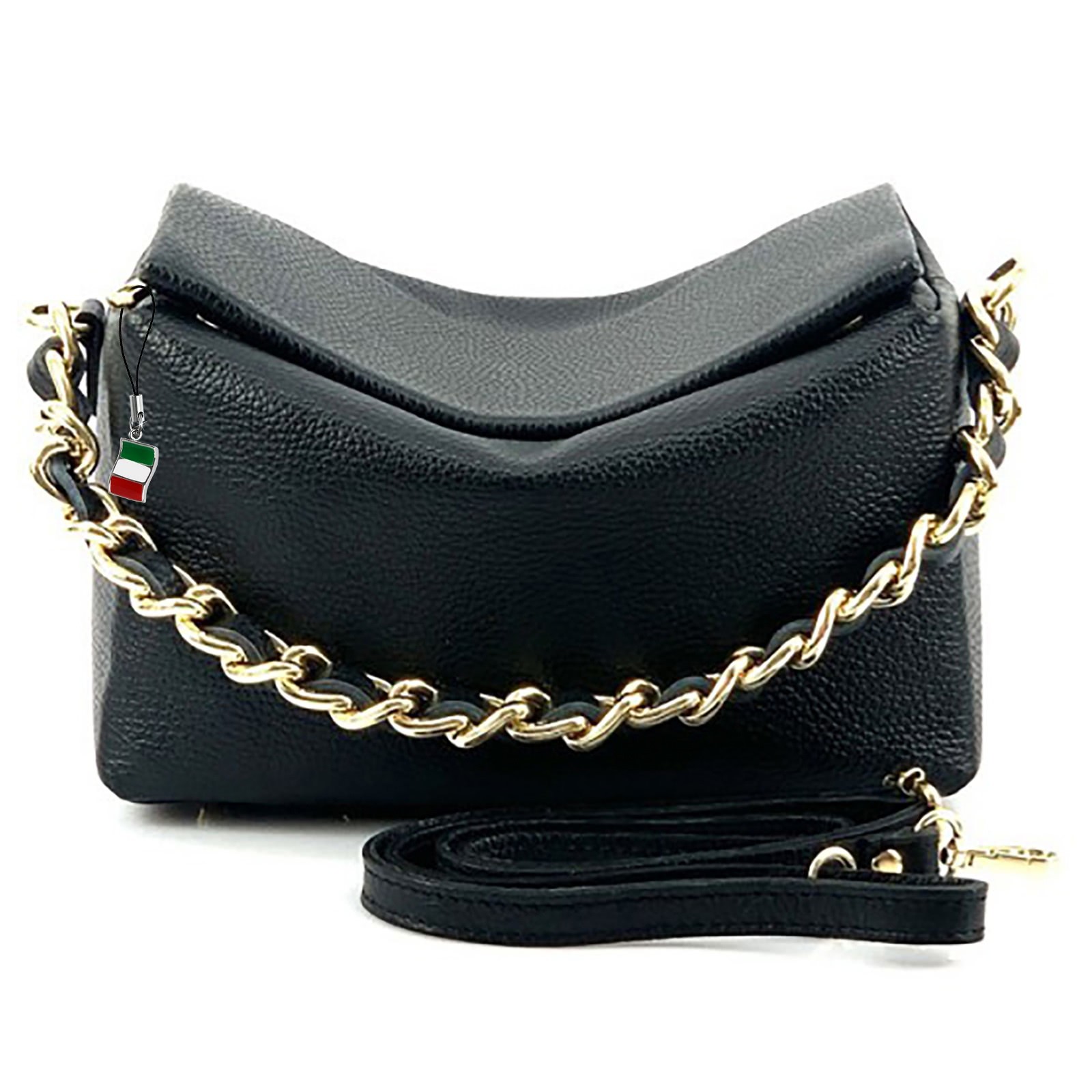 Florence Citytasche Echtleder Damen schwarz OTF818S