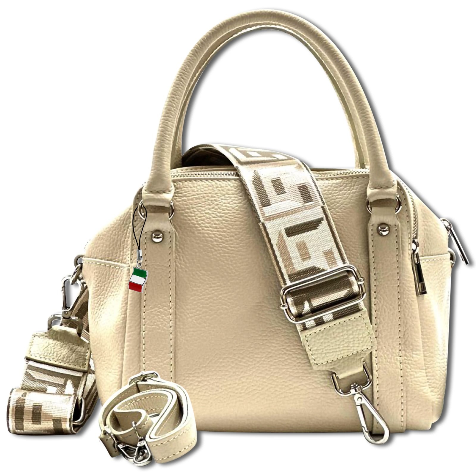 Florence Citytasche Echtleder Damen beige OTF822I