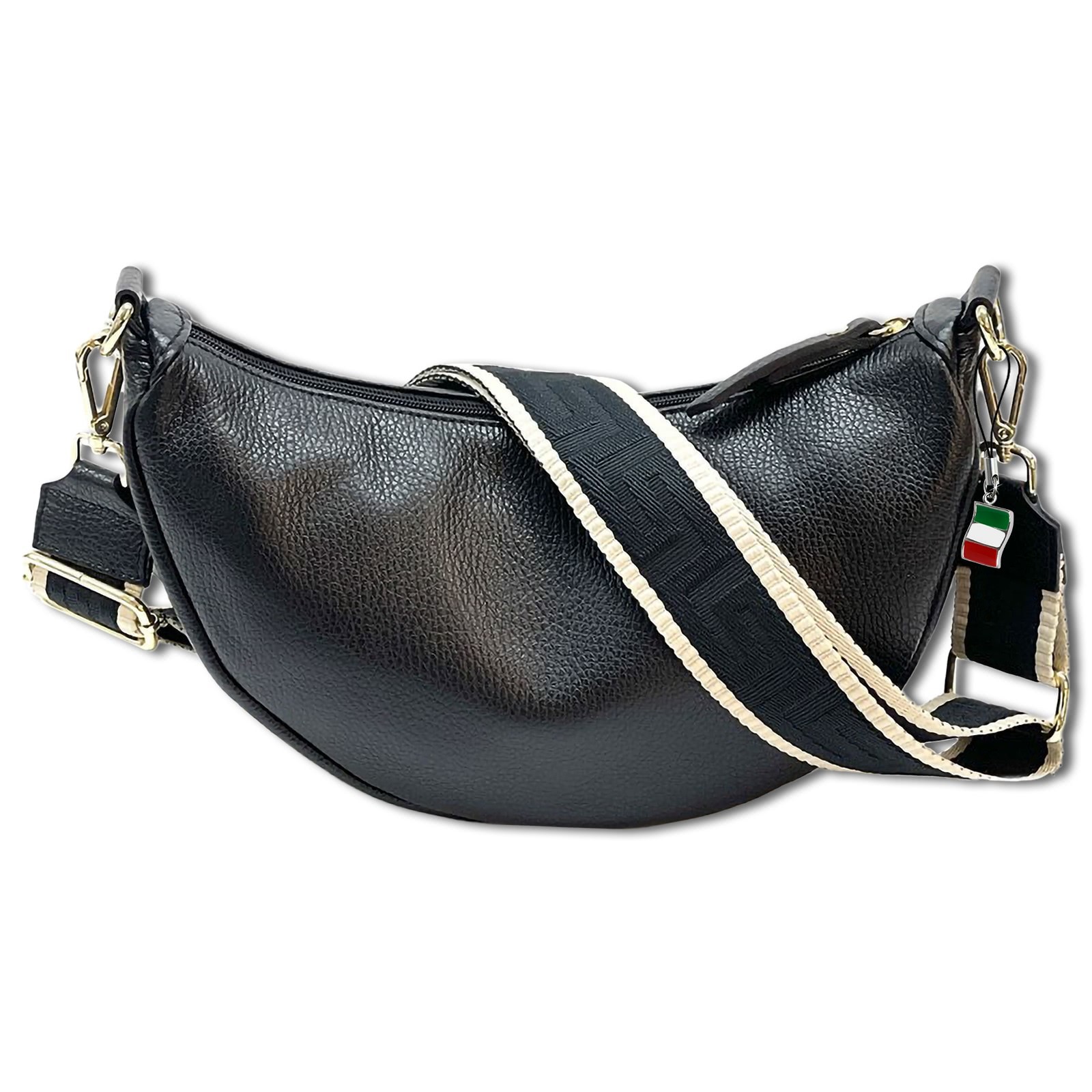 Florence Citytasche Echtleder Damen schwarz OTF823S