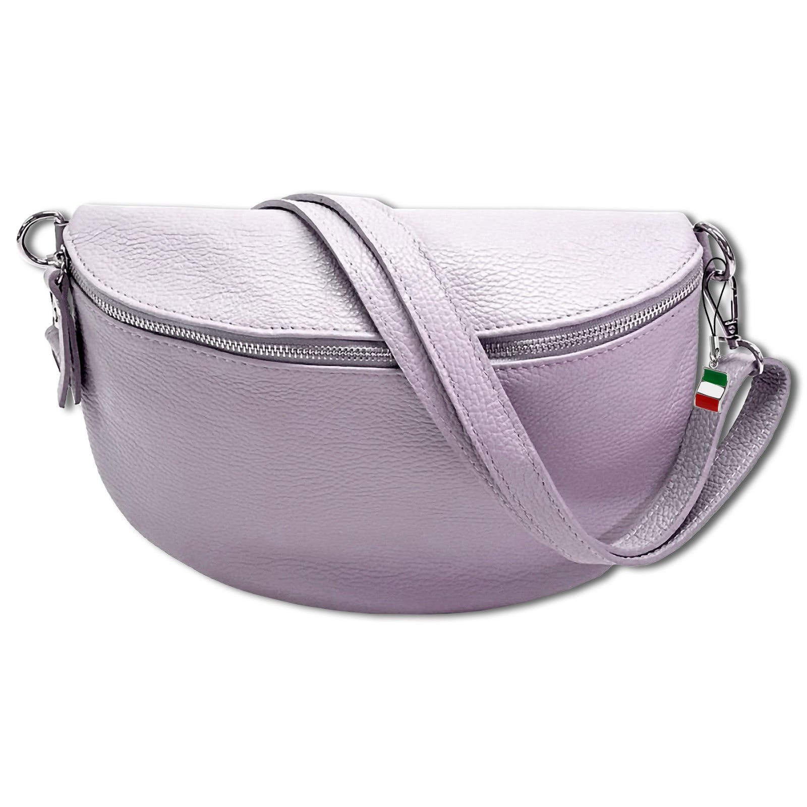 Florence Echtleder Bauchtasche groß Damen rosa Jugend OTF825A