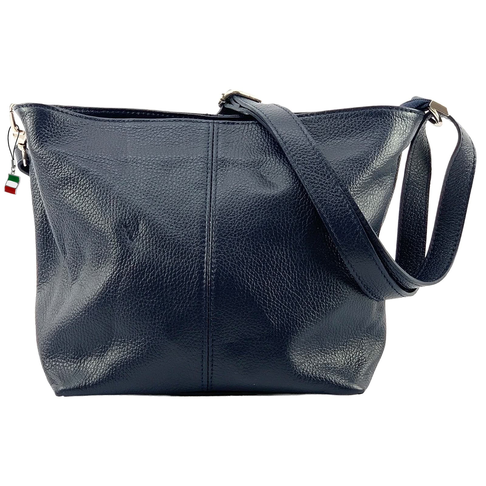 Florence Echtleder Tasche Damen dunkelblau OTF829B