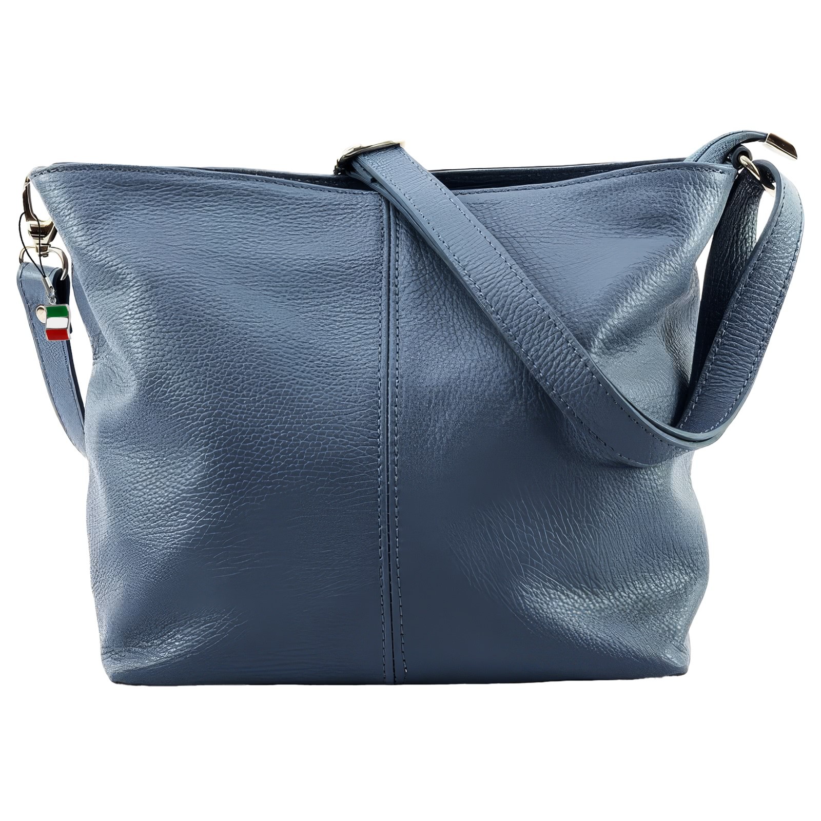 Florence Echtleder Tasche Damen taubenblau OTF829H
