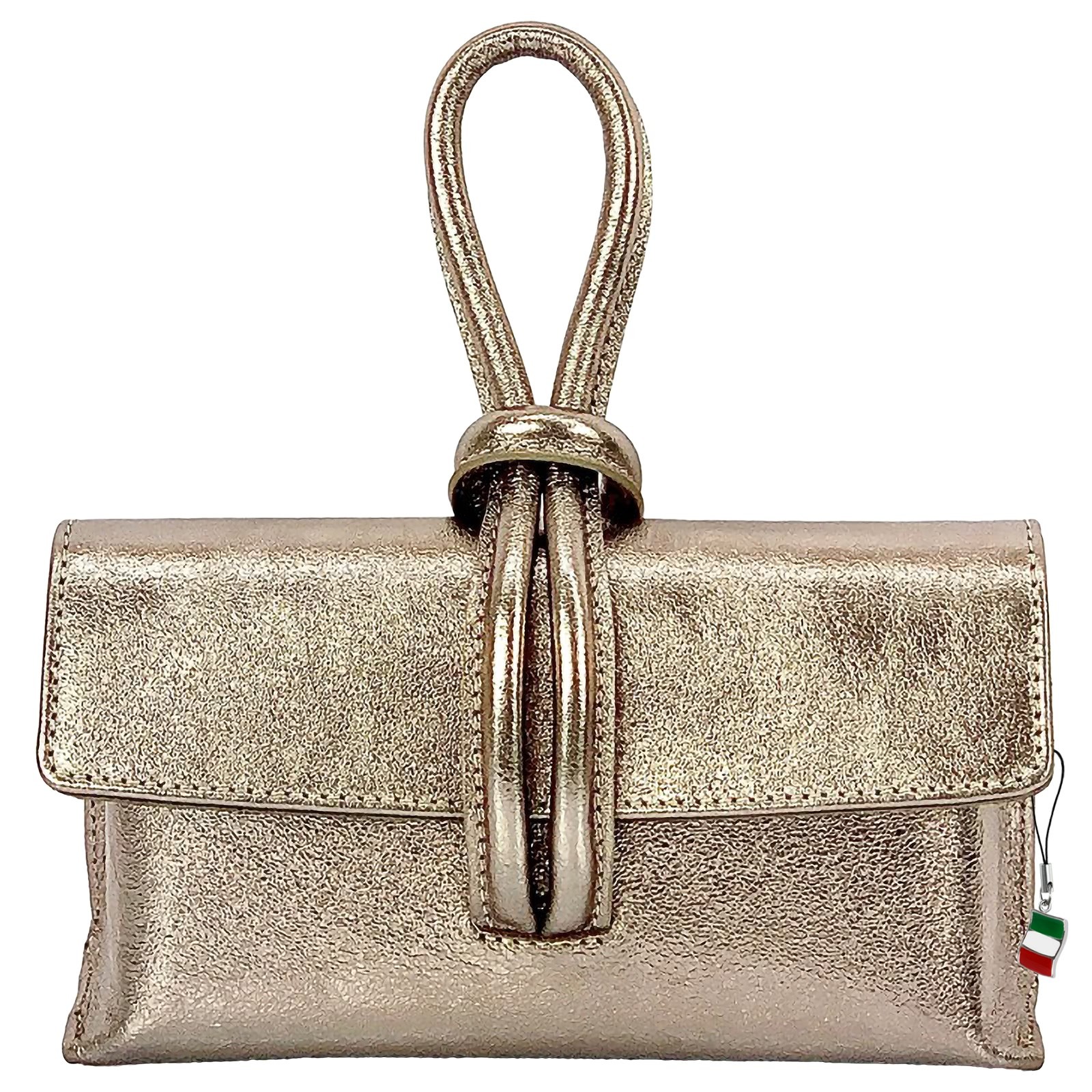 Florence Clutch Echtleder Tasche bronze metallic OTF834F